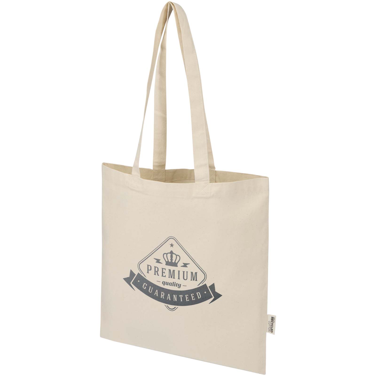 Peru Blend 180 g/m² GRS recycled cotton tote bag 7L