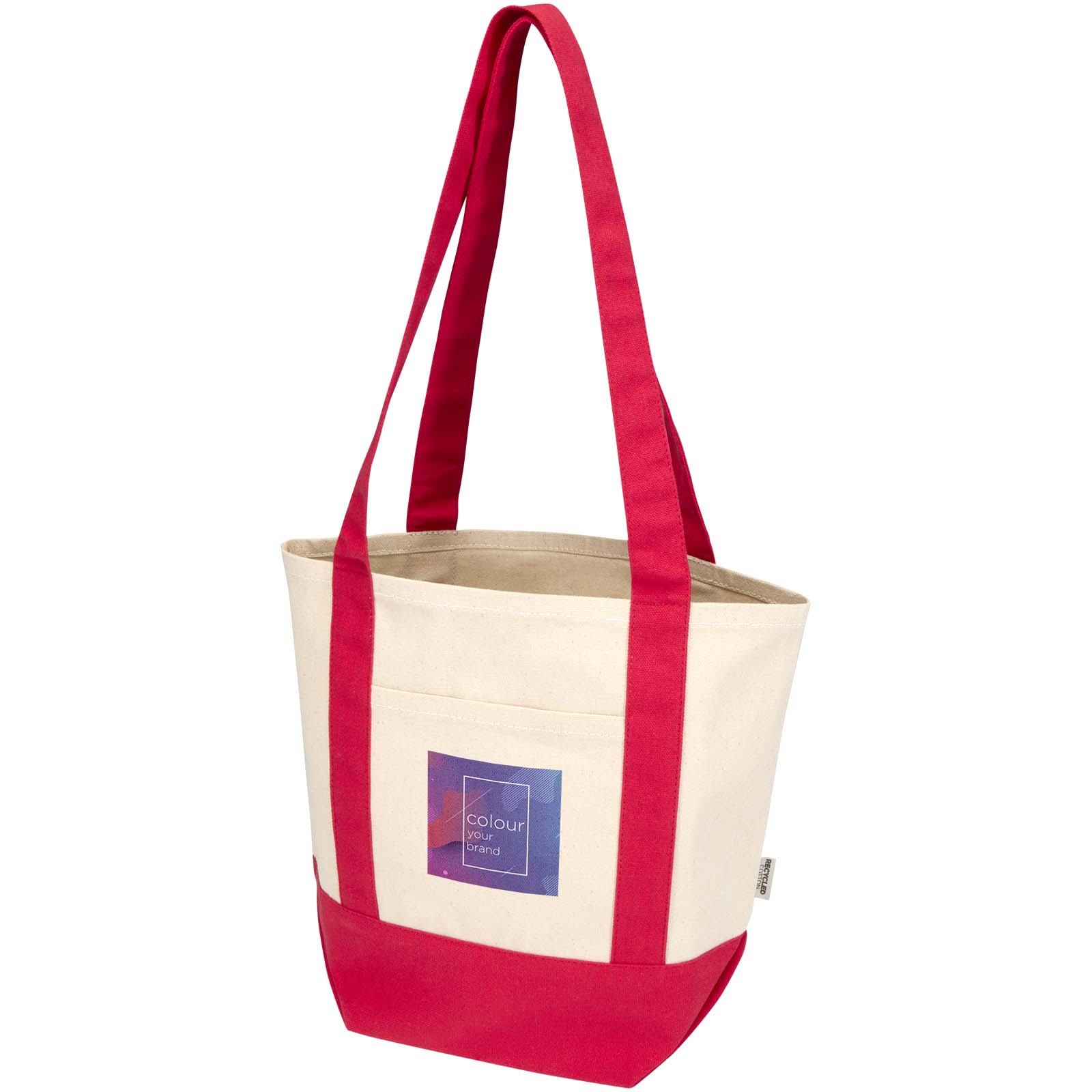 Bolsa Tote mini de algodón reciclado GRS de 320 g/m² Sam