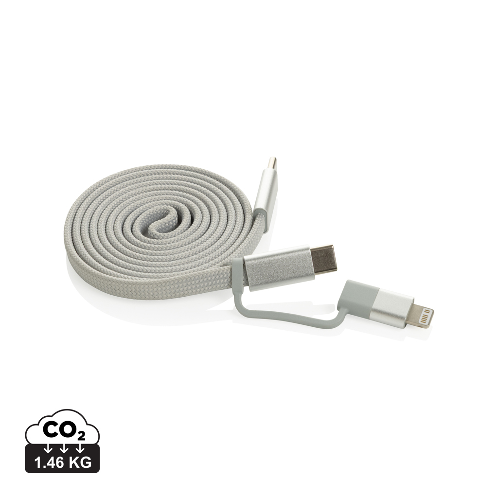 Arc RCS recycled Ultra-thin 60W 2 in 1 magnetic cable