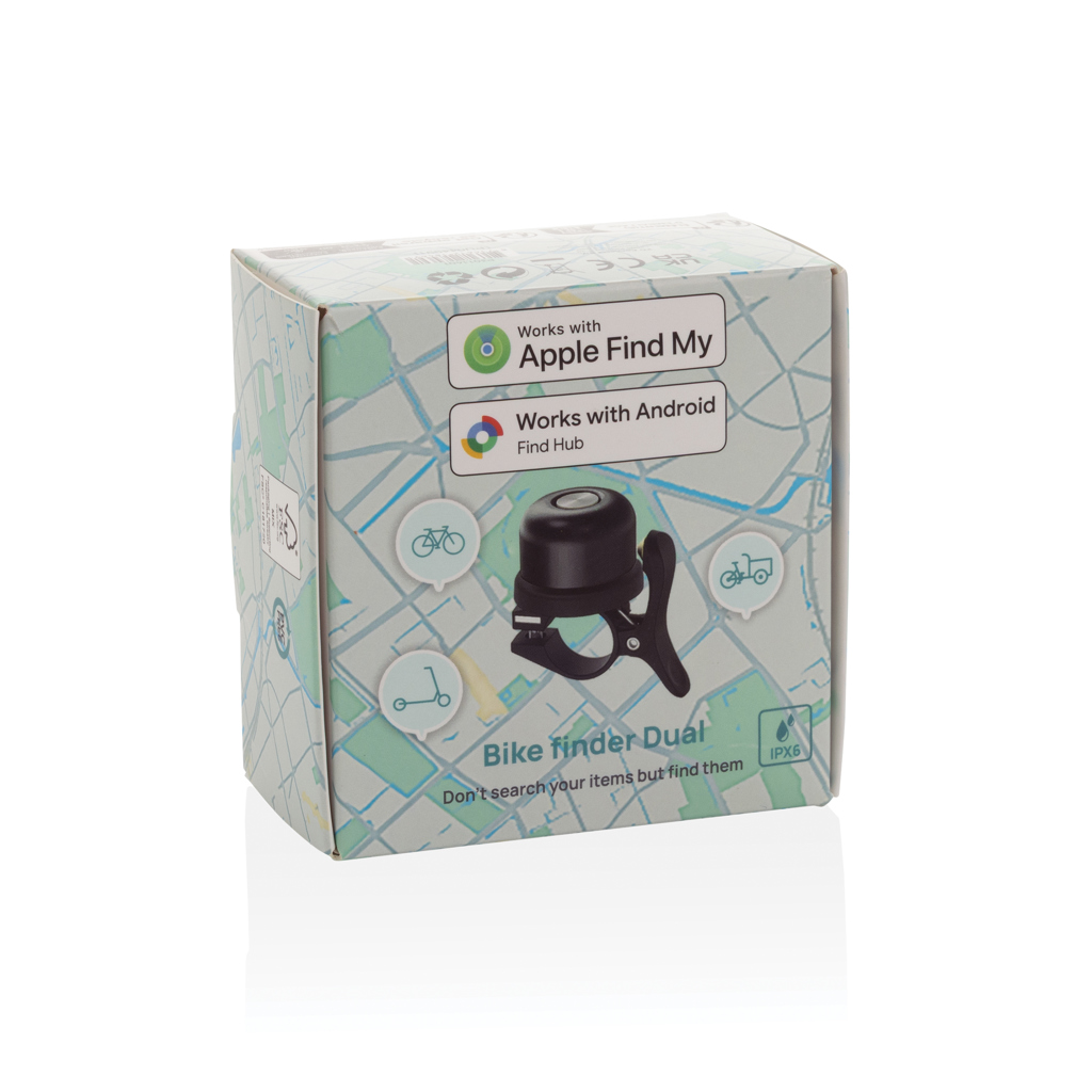 Timbre localizador Dual RCS para bicicleta