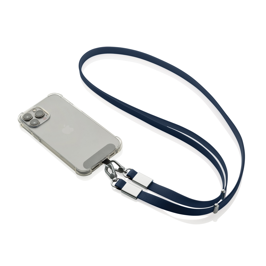 Nivo RCS recycled PET Crossbody lanyard