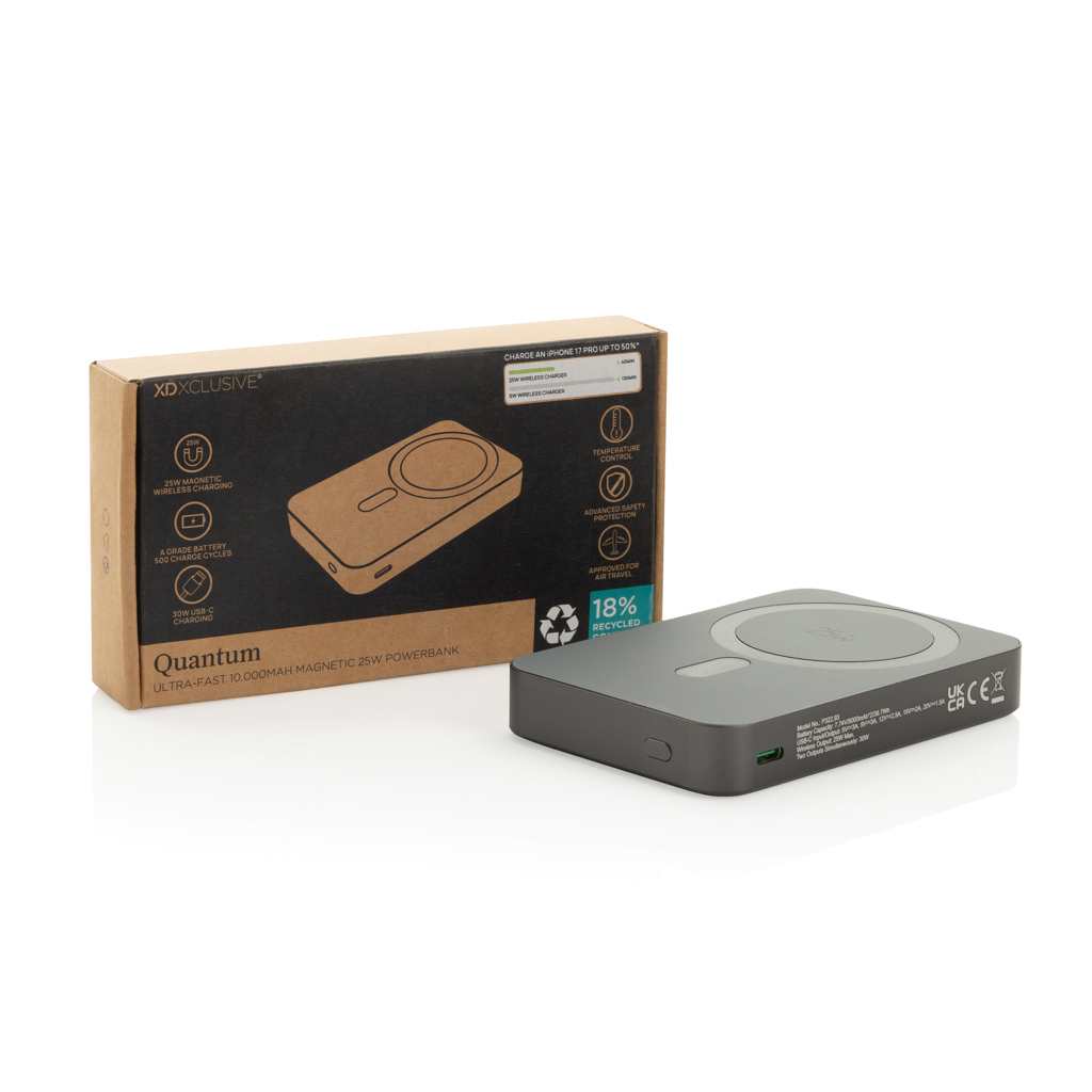 Powerbank magnética Quantum RCS 10.000mAh 25W