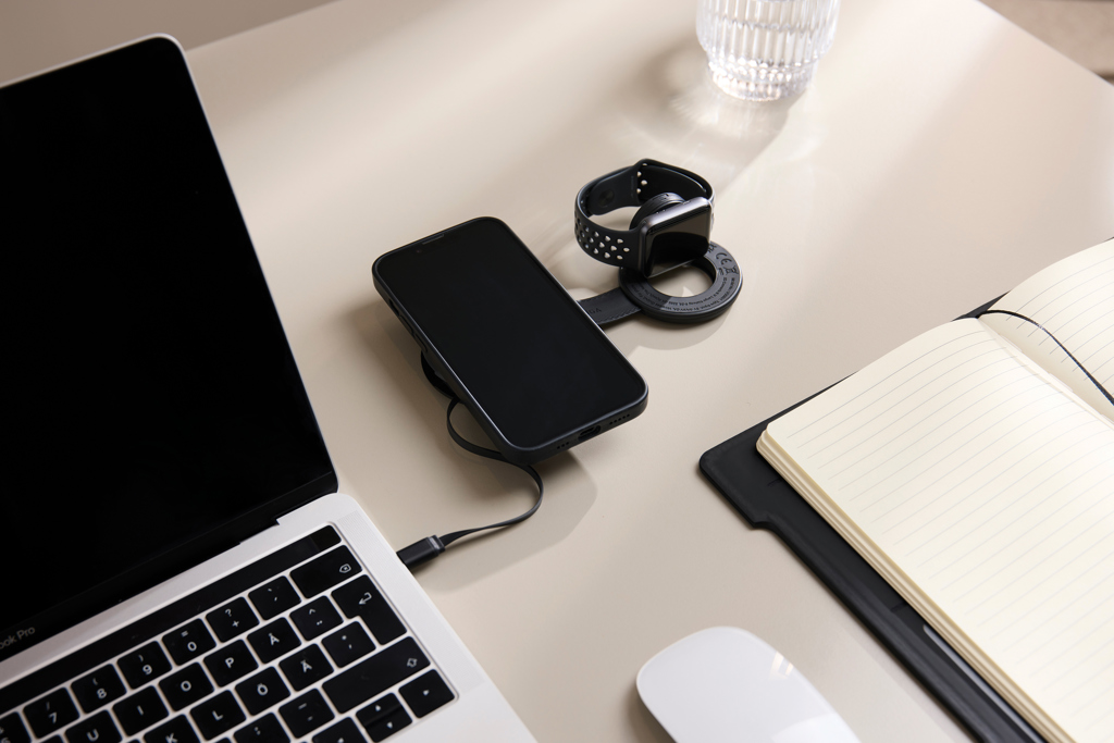 VINGA Baltimore RCS 2-in-1 Wireless 15W Travel Charger