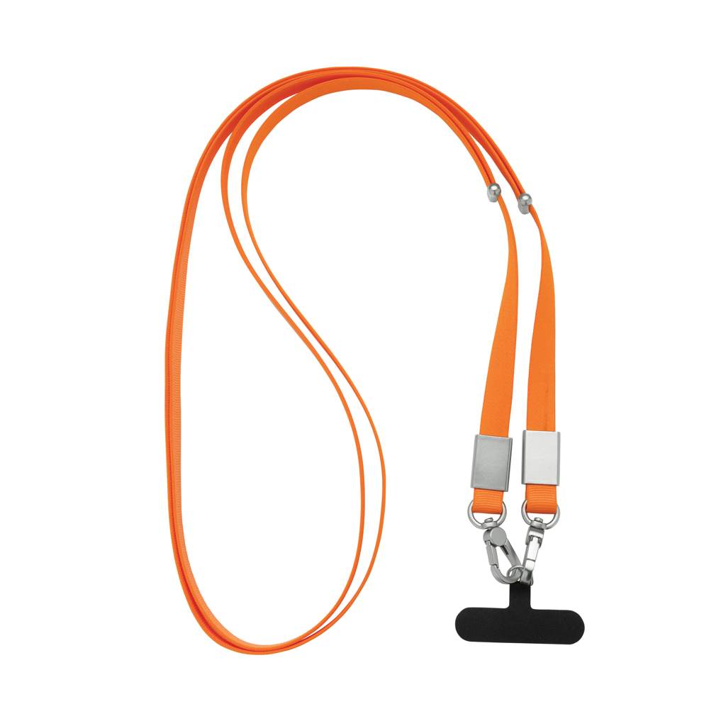 Nivo RCS recycled PET Crossbody lanyard