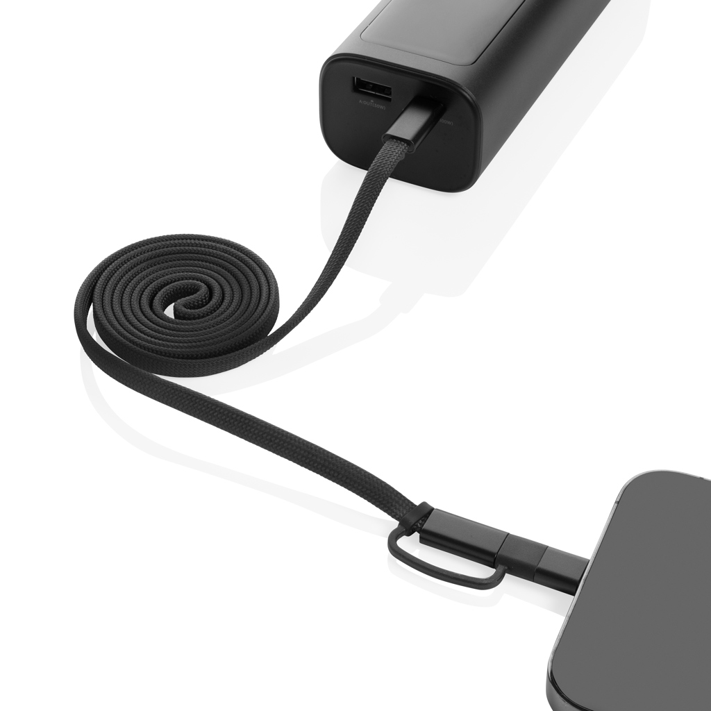 Arc RCS recycled Ultra-thin 60W 2 in 1 magnetic cable