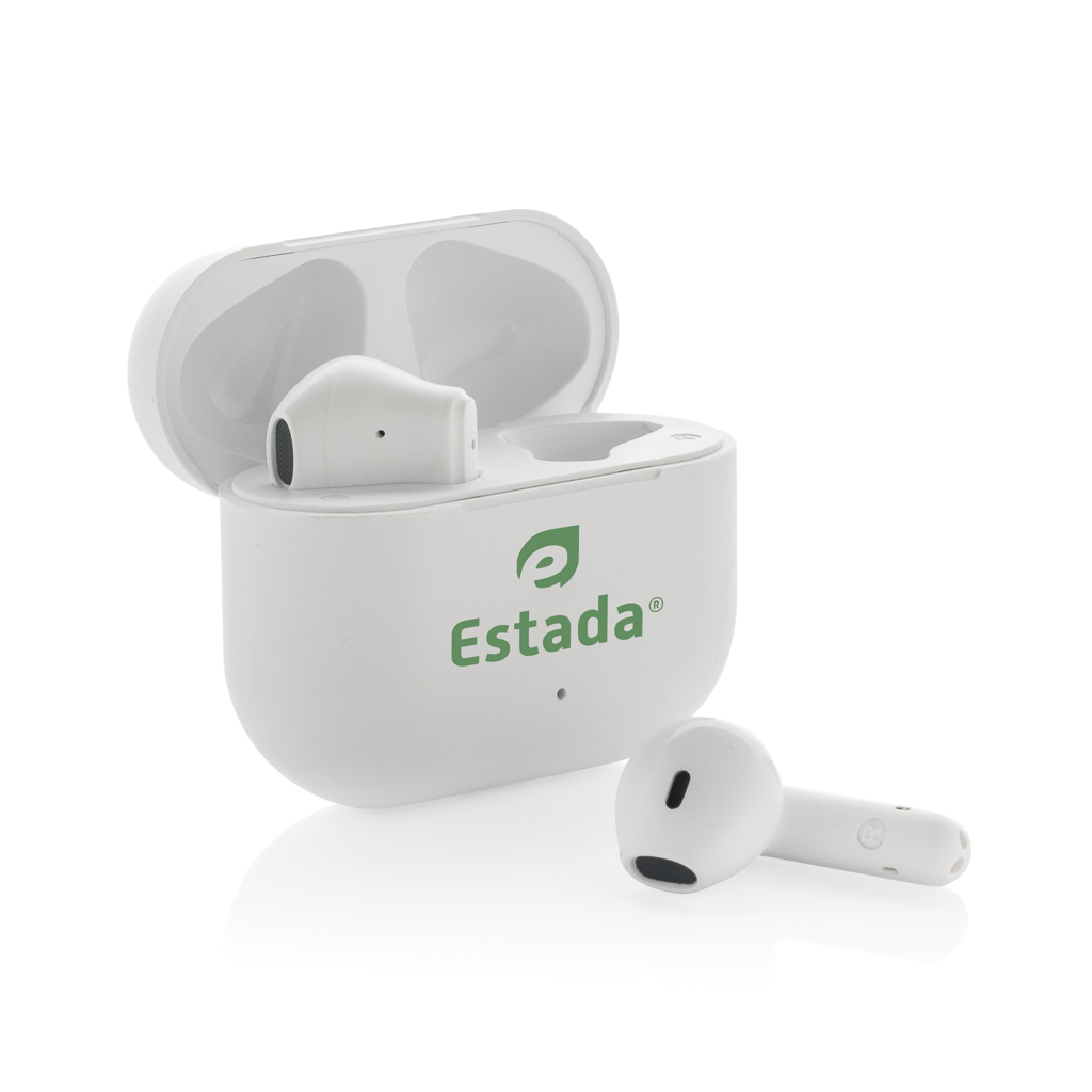 Tunevo RCS recycled plastic wireless earbuds