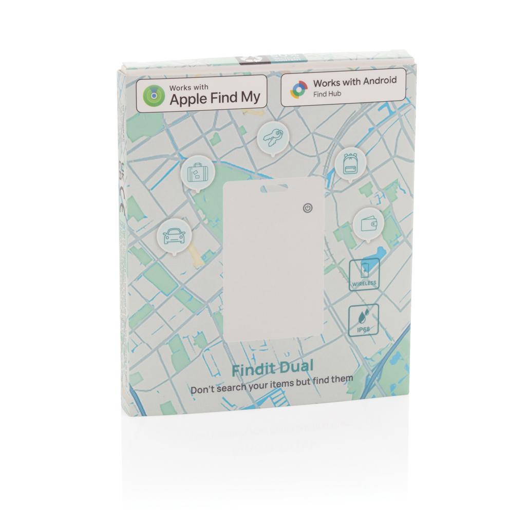 Findit Dual RCS rplastic ultra-thin finder card rechargeable