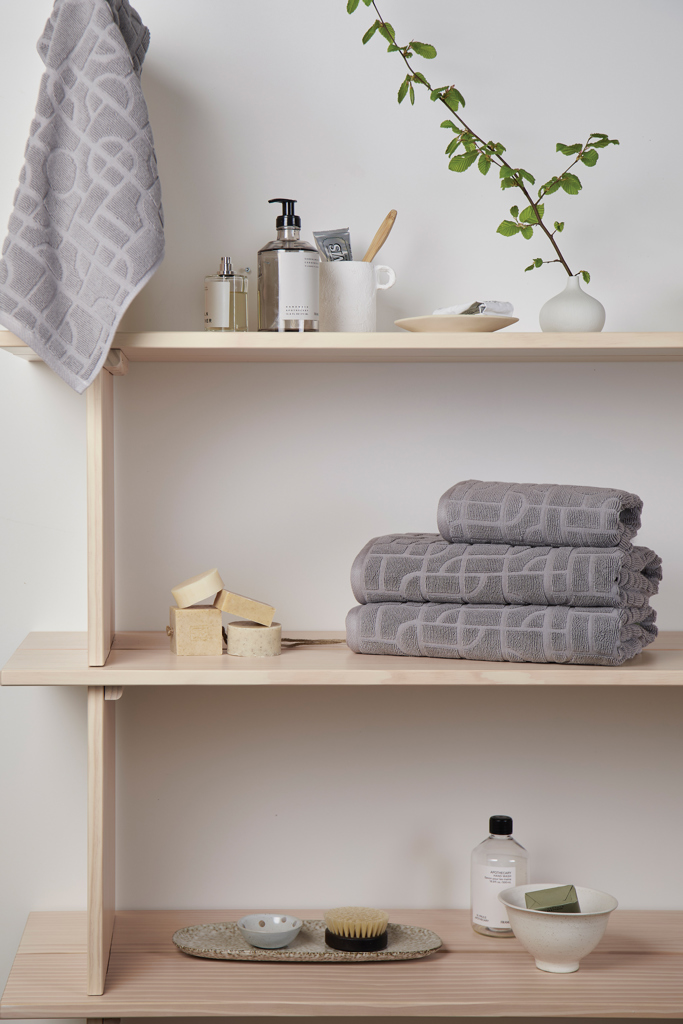 VINGA Verso OCS organic cotton towel, 4 pcs set