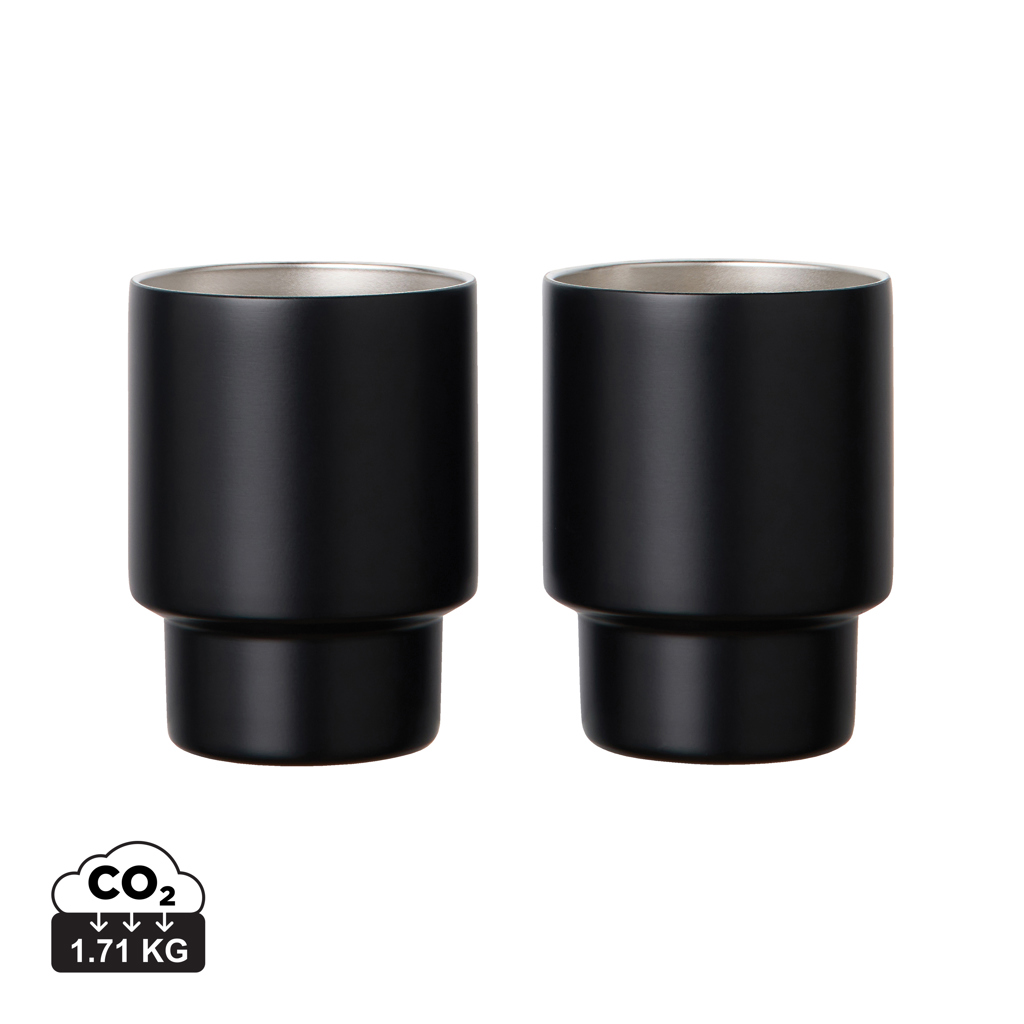 VINGA Nagano RCS  recycled SS mugs, set of 2