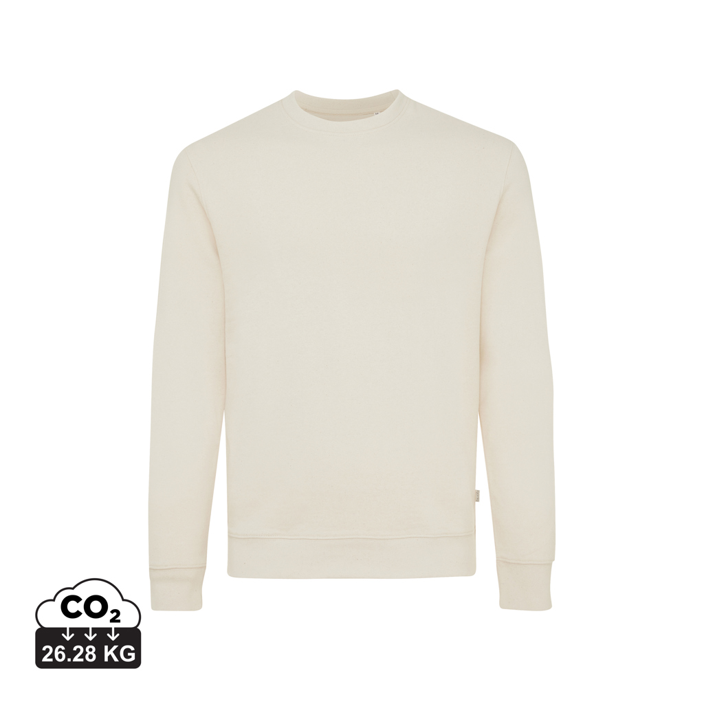 IQONIQ Denali recycled cotton crew neck undyed
