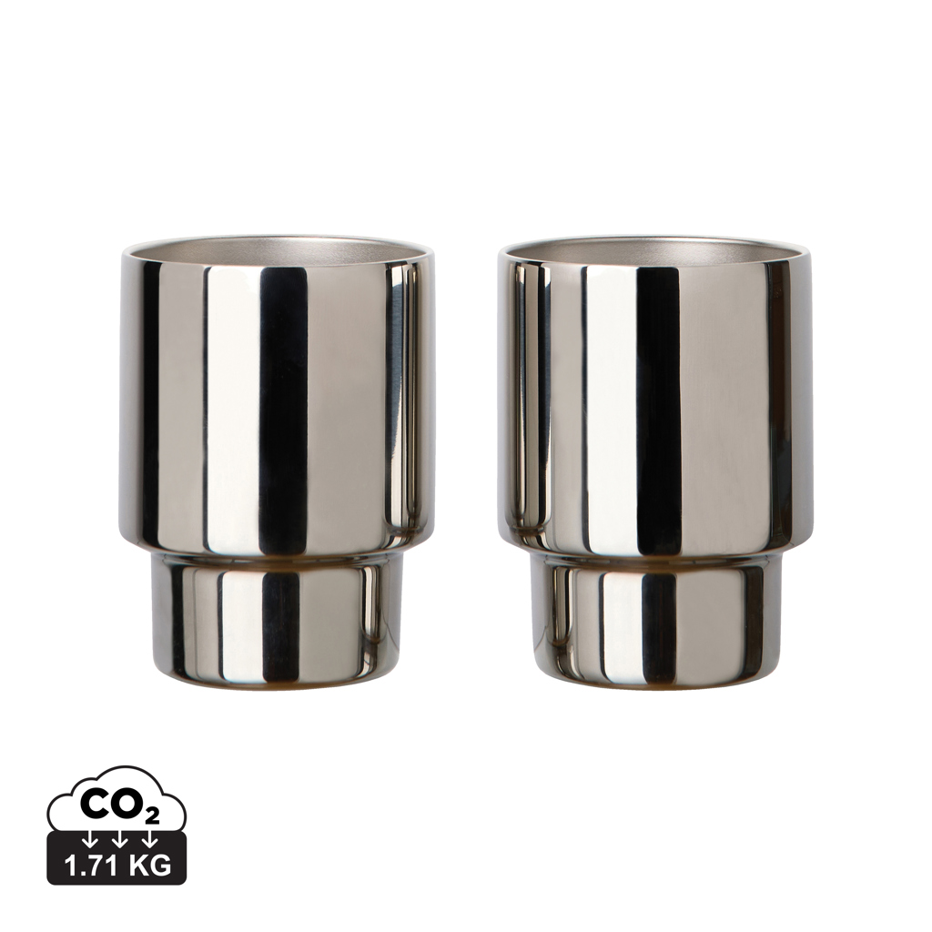 VINGA Nagano RCS  recycled SS mugs, set of 2