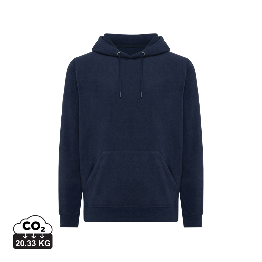 IQONIQ Trivor recycled polyester microfleece hoodie