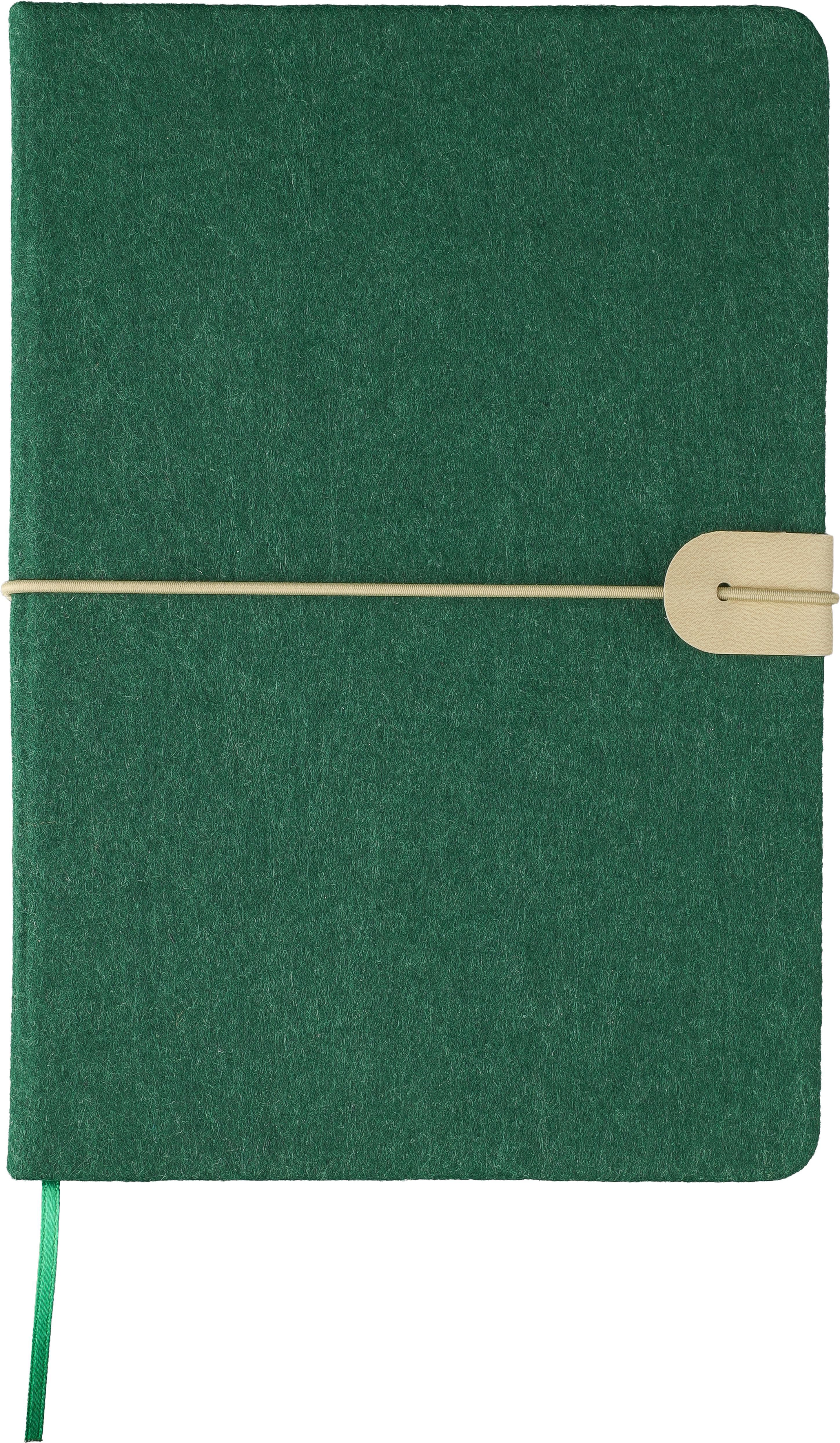 Cuaderno de fieltro reciclado (A5) Dario