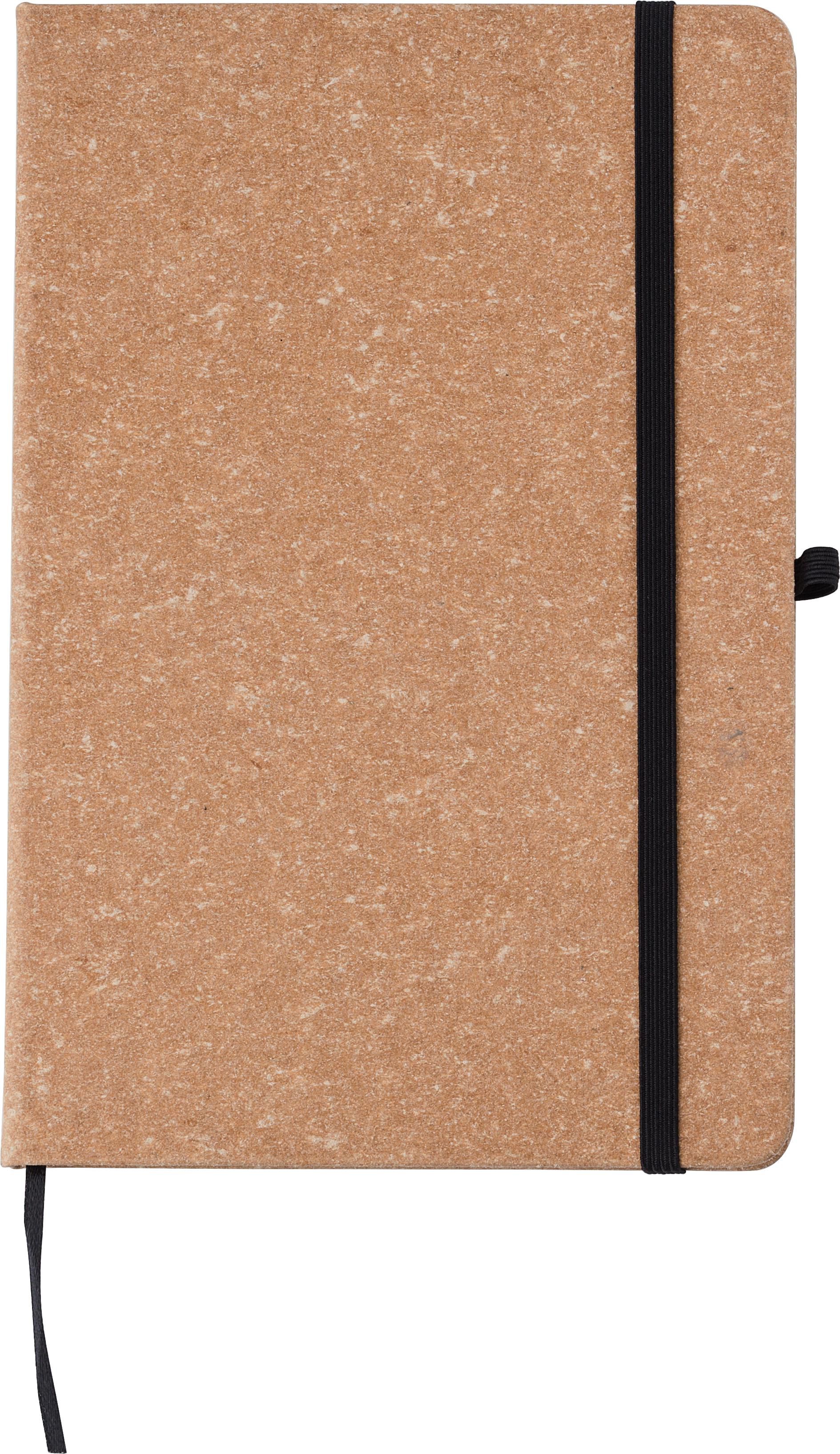 Recycled leather notebook (A5) Gianna