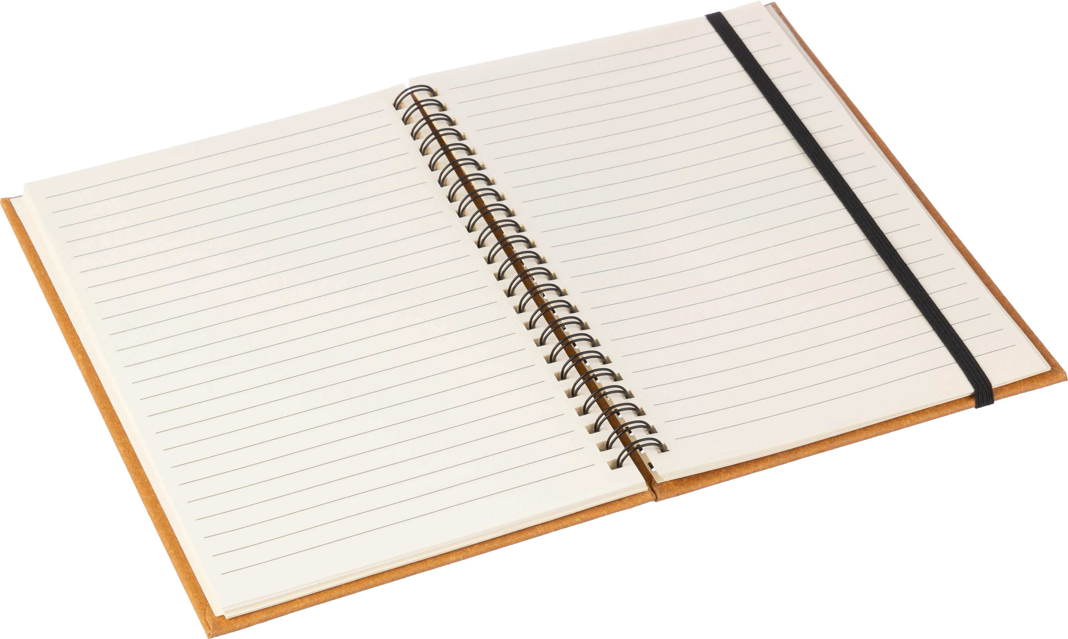 Recycled leather notebook A5 Egon