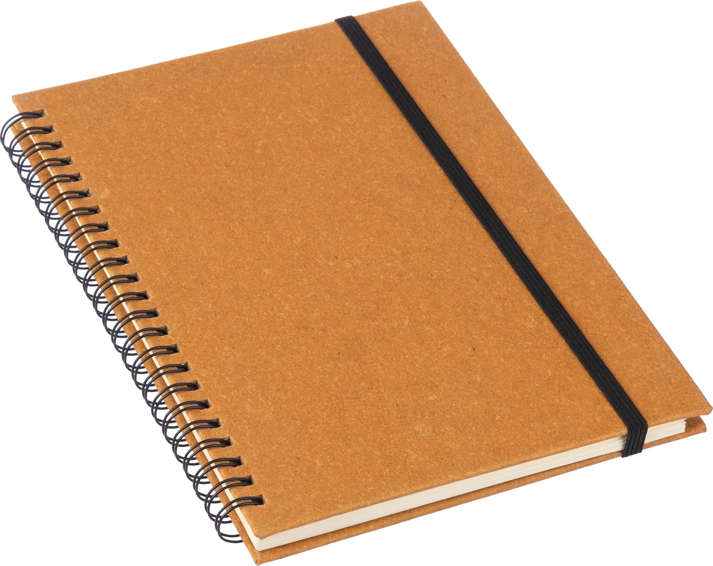 Recycled leather notebook A5 Egon