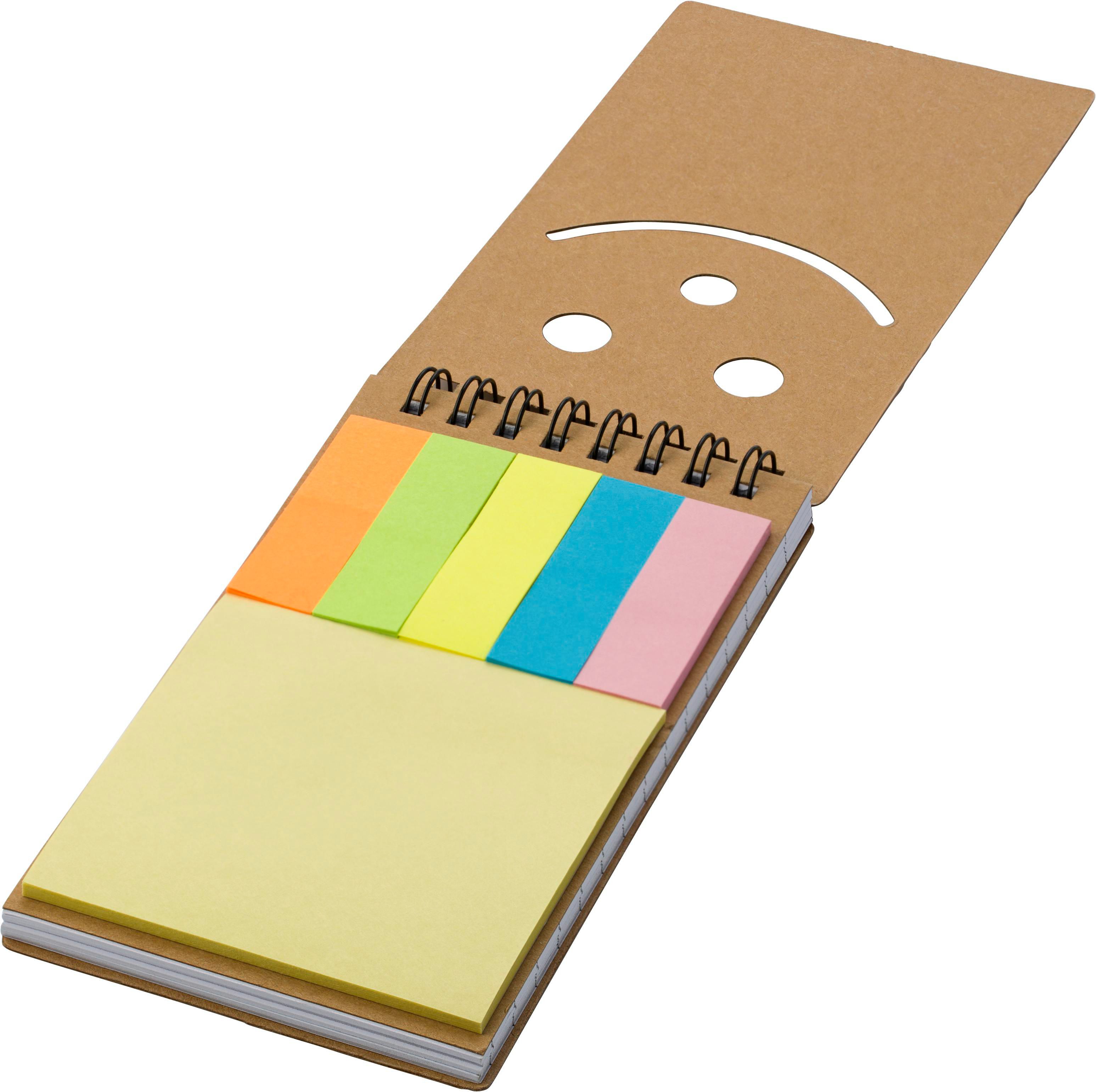 Cardboard sticky note set Kim