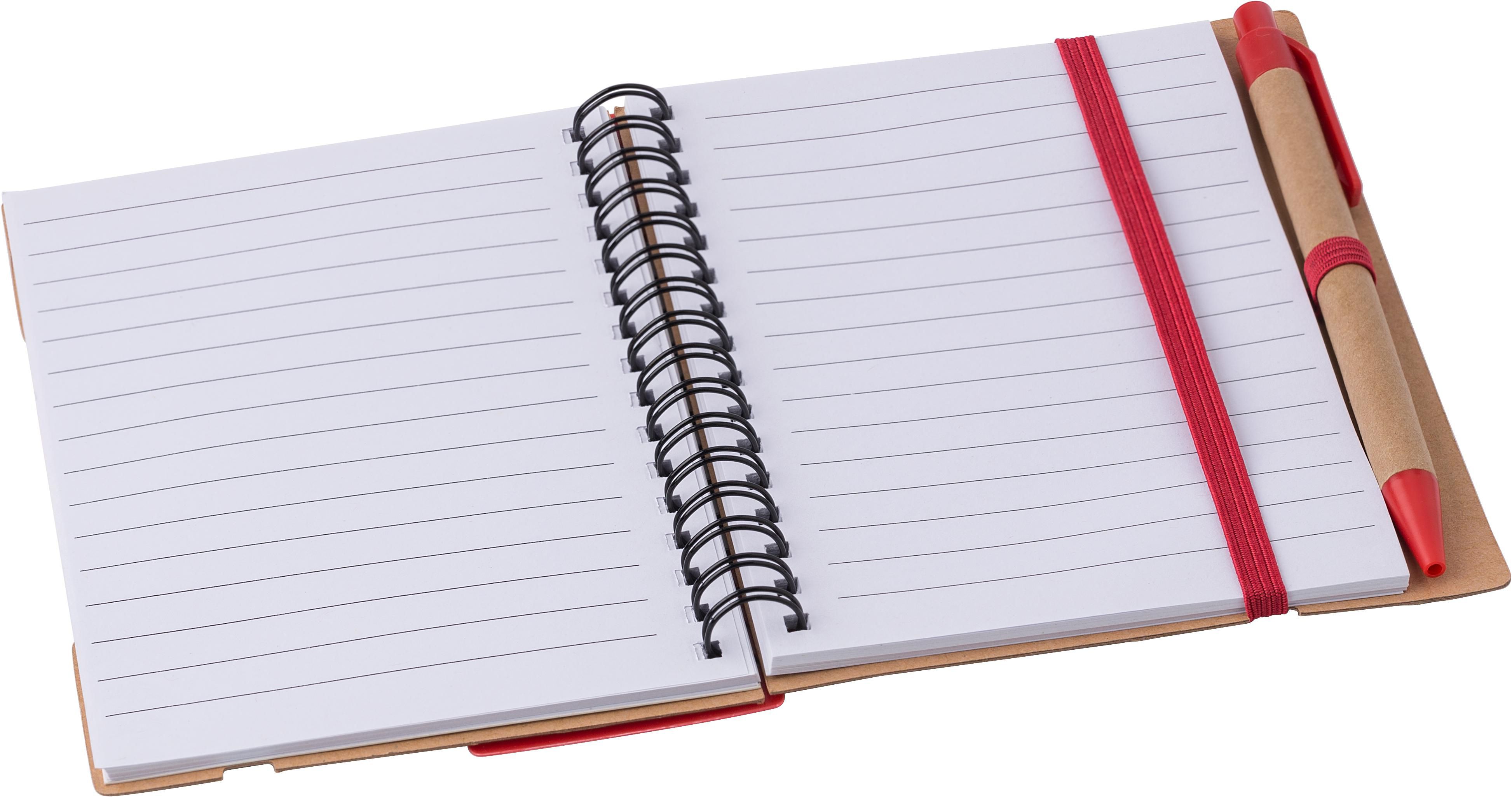 Recycled paper notebook Angela