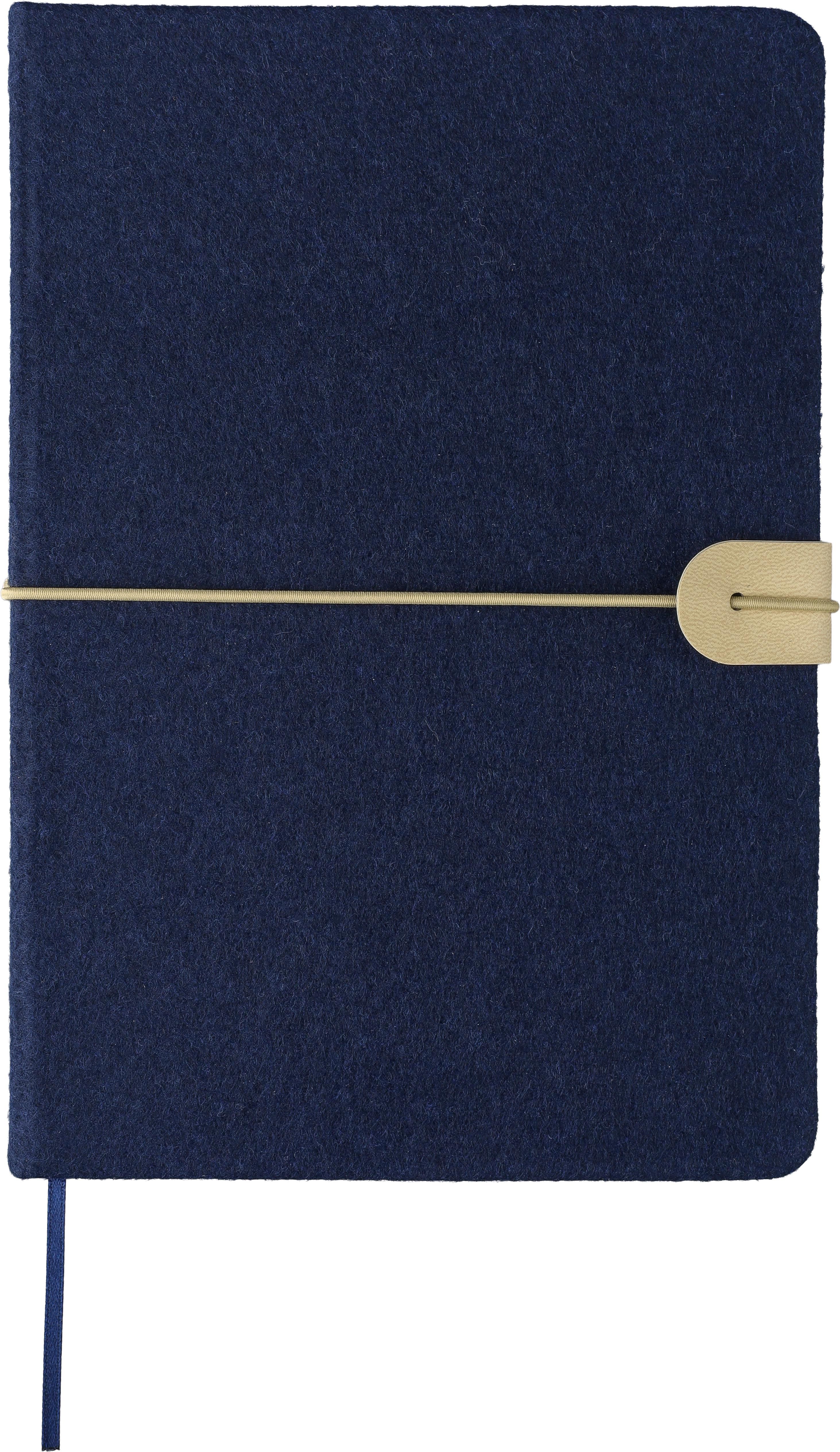 Cuaderno de fieltro reciclado (A5) Dario