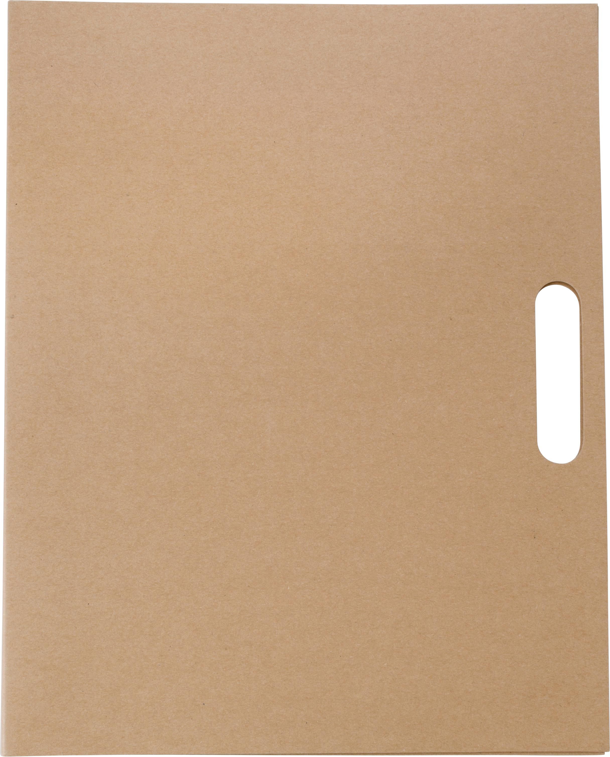 Cardboard memo folder Charlie