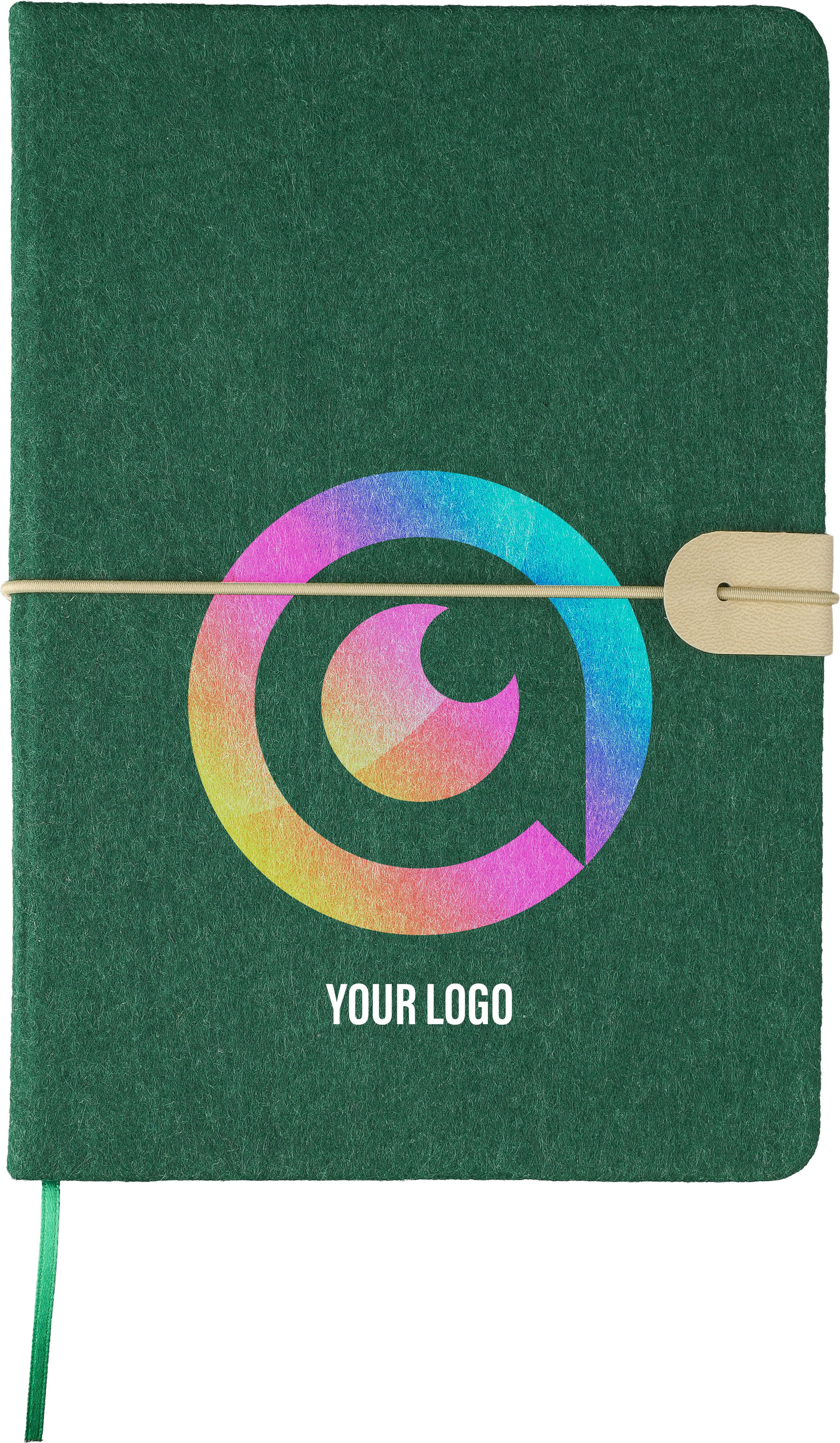 Cuaderno de fieltro reciclado (A5) Dario