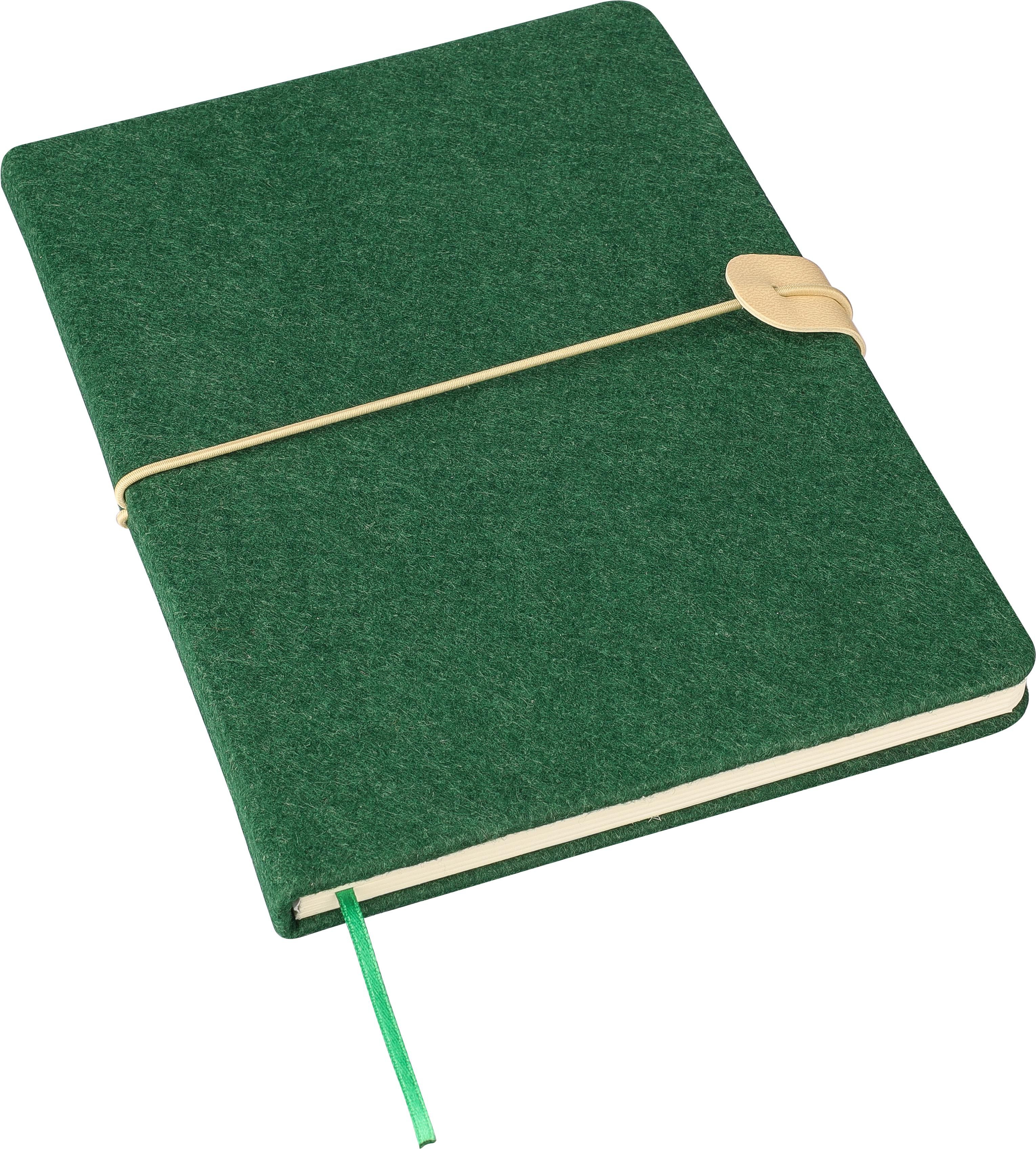 Cuaderno de fieltro reciclado (A5) Dario
