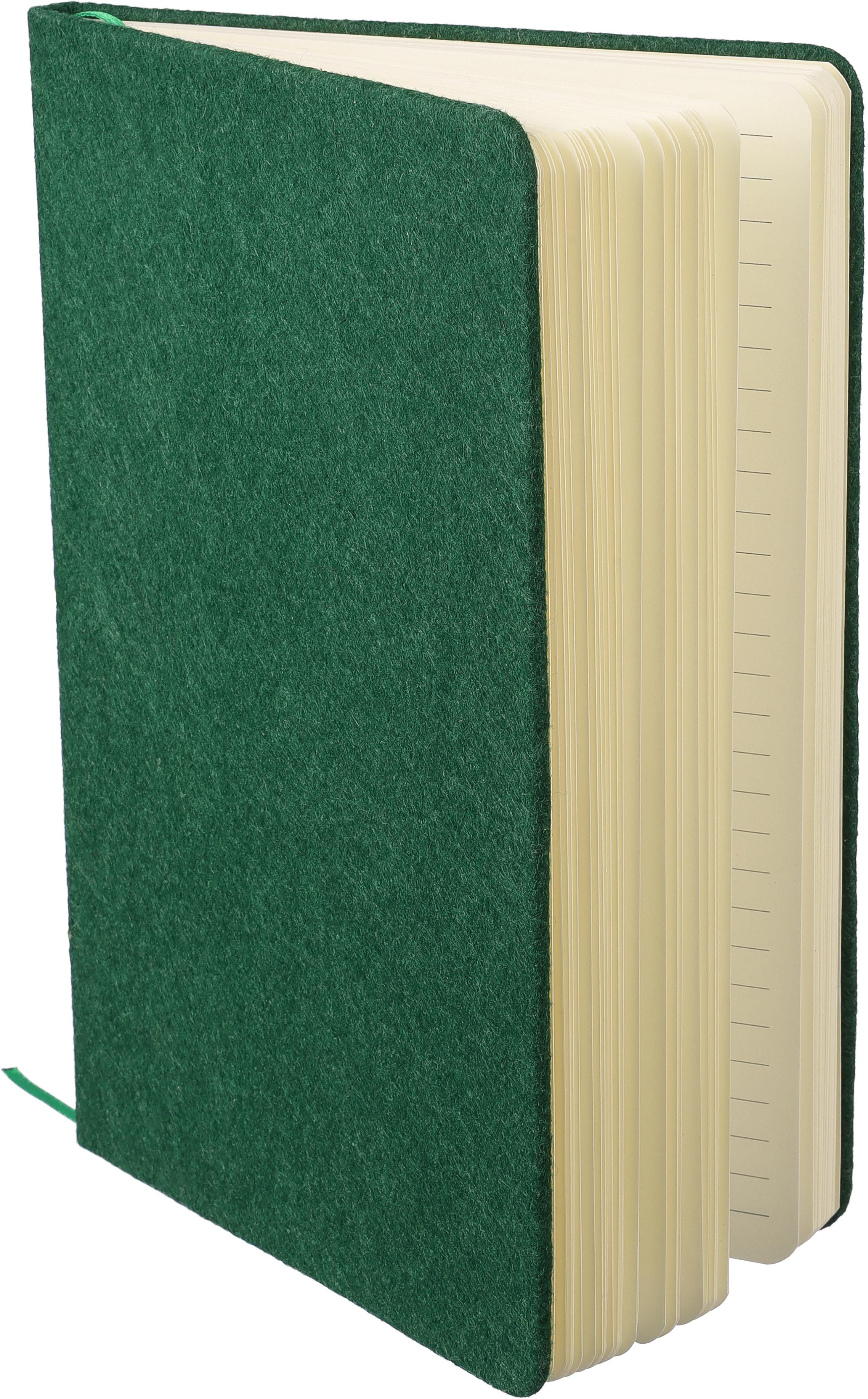 Cuaderno de fieltro reciclado (A5) Dario