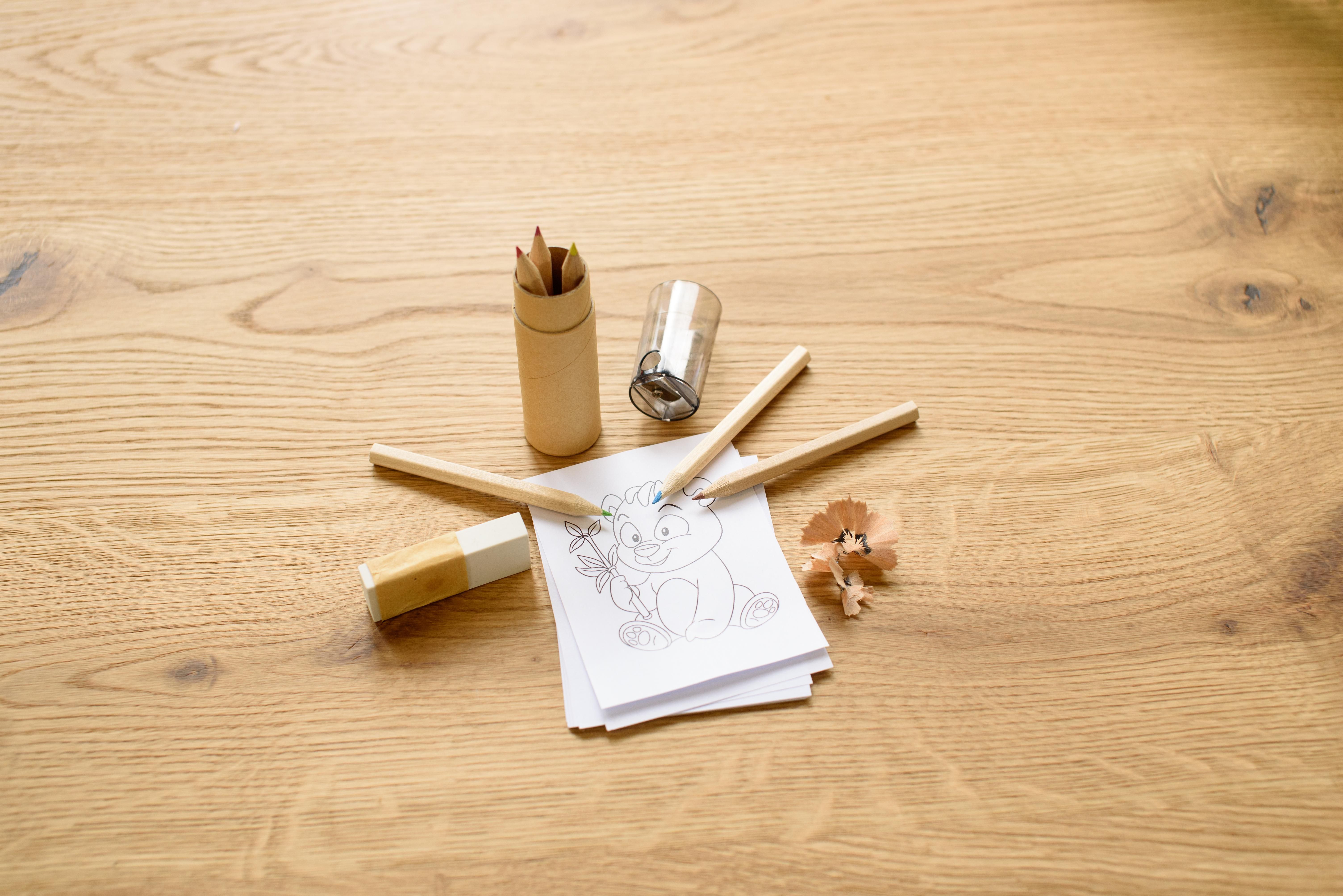 ABS and cardboard tube with pencils Libbie