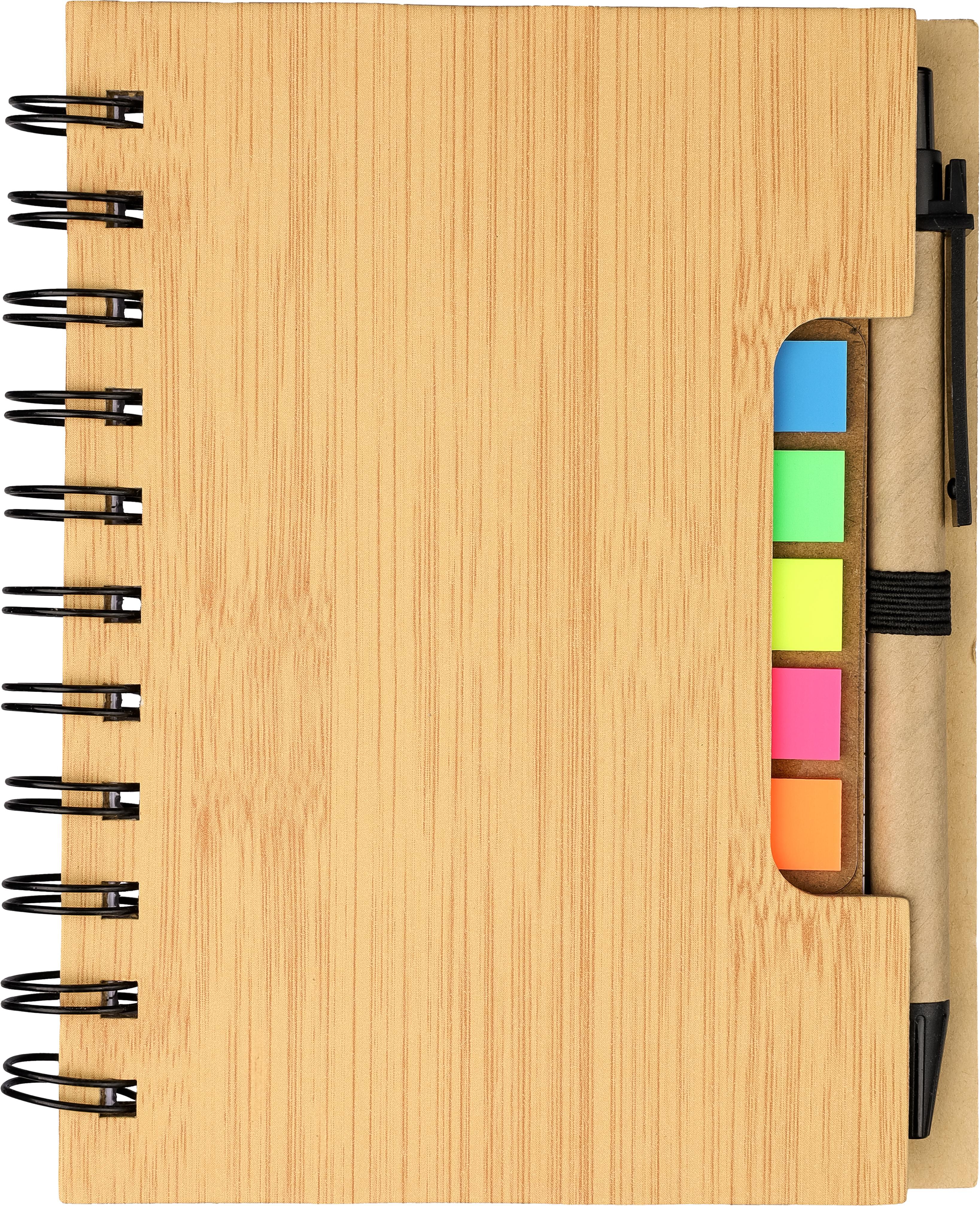 Libreta símil bambú con memos Niall