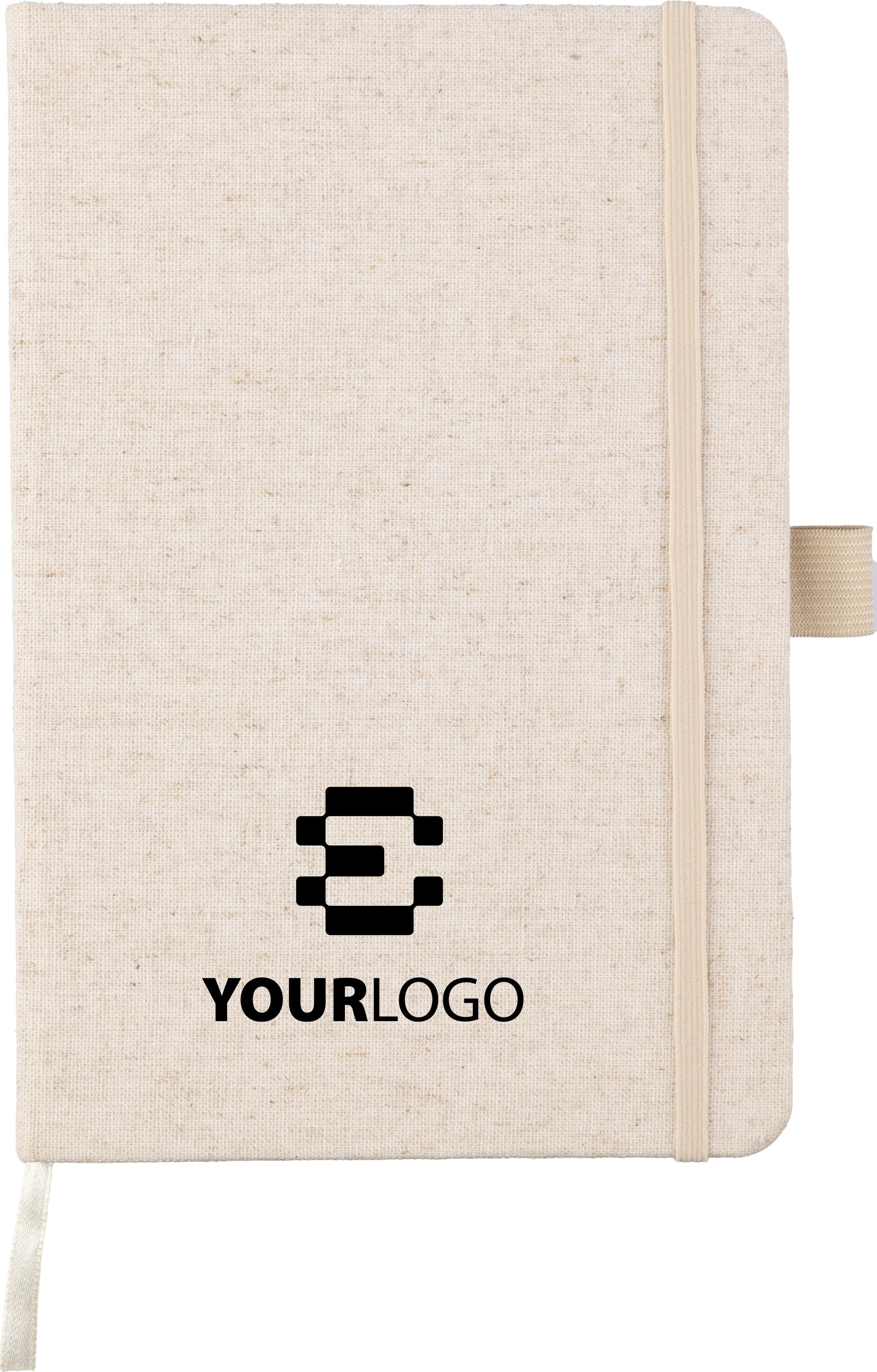 Hemp notebook A5 Barbara