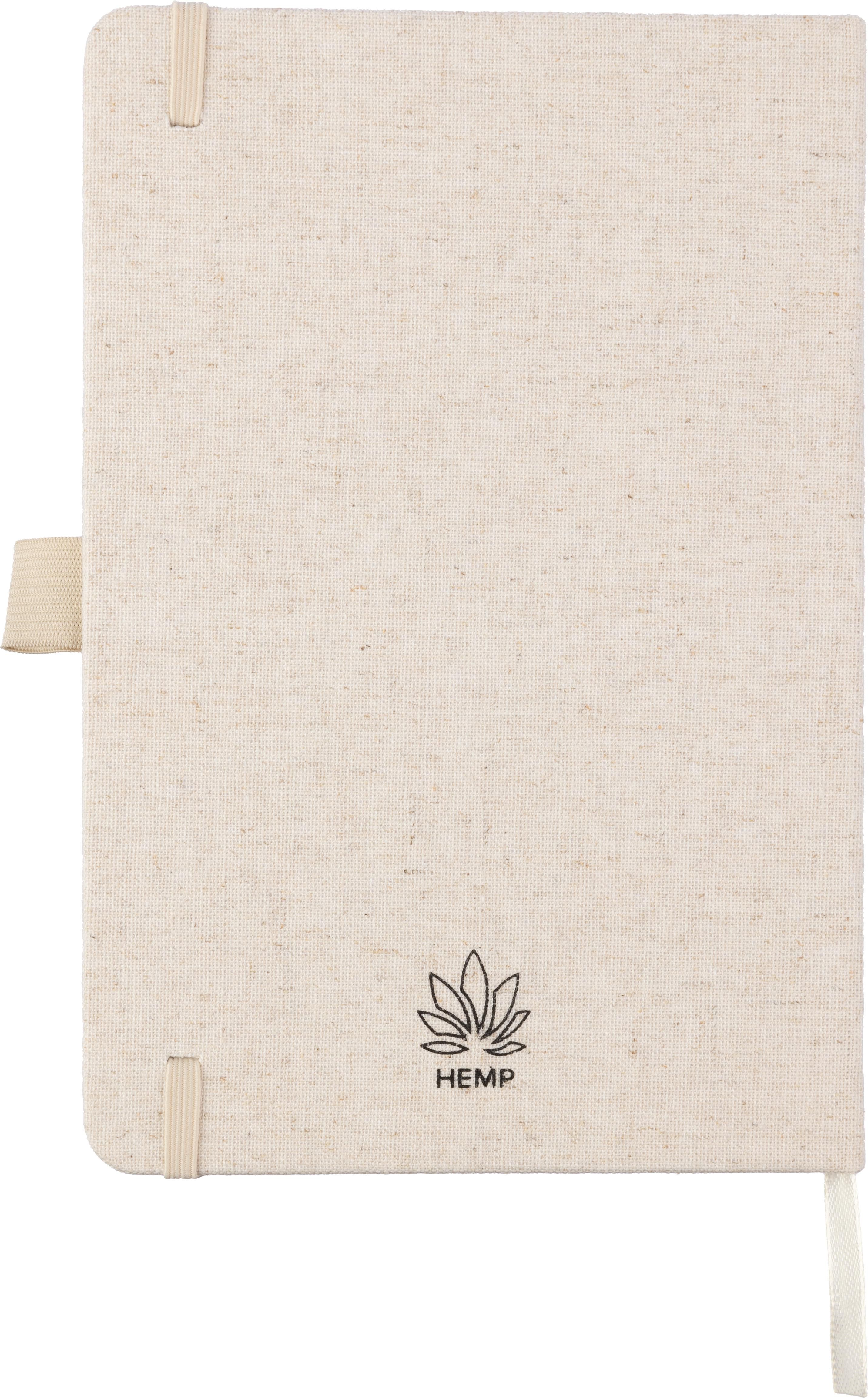 Hemp notebook A5 Barbara