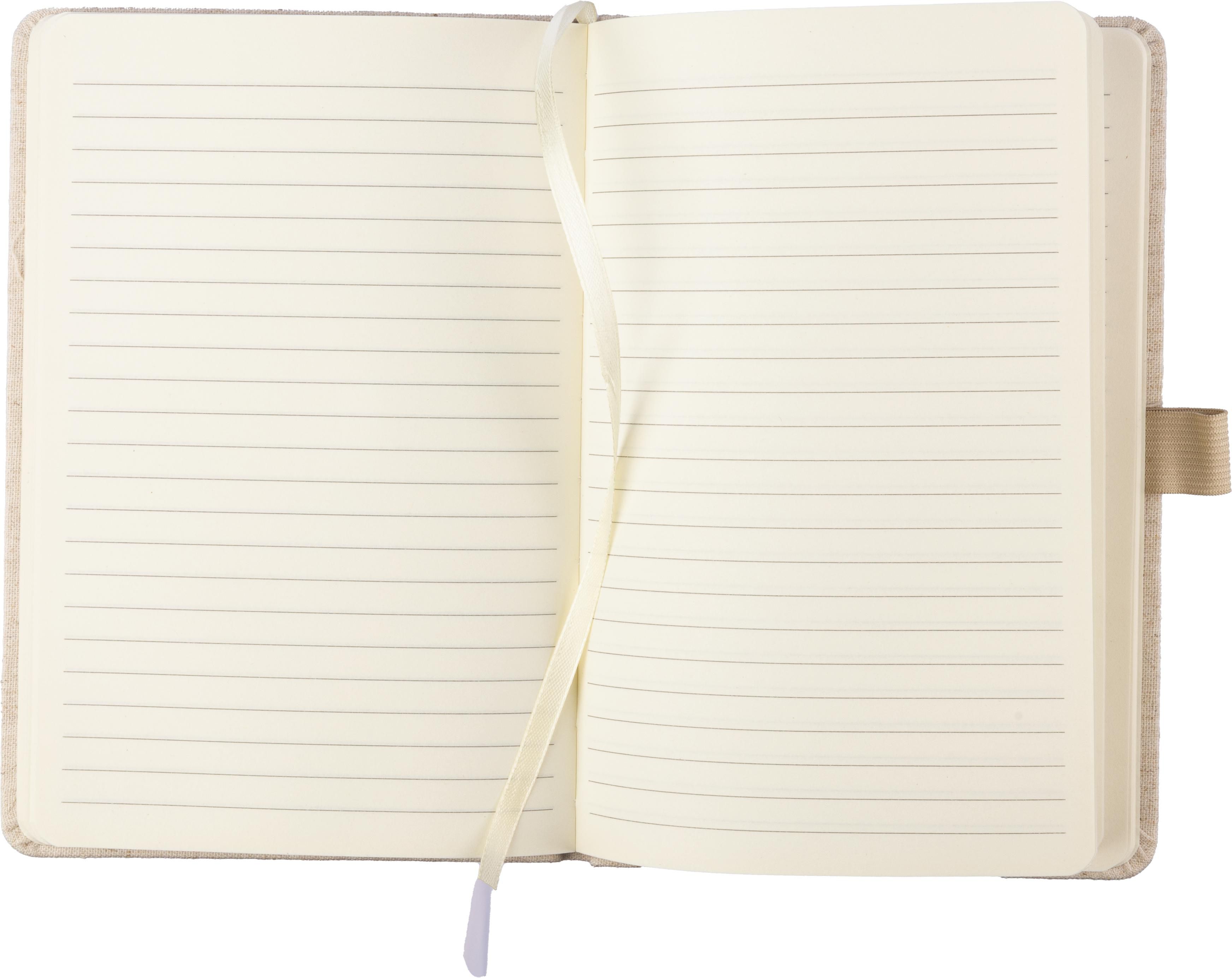 Hemp notebook A5 Barbara