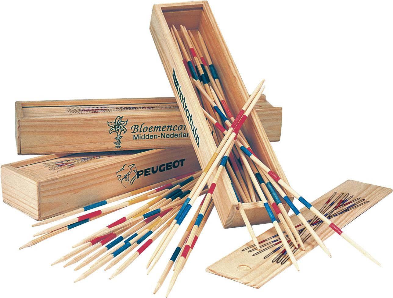 Wooden Mikado game Cas