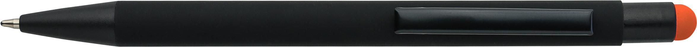 Recycled aluminium rubberized ballpen Formentera