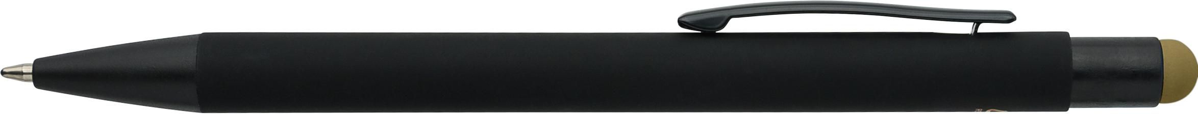 Recycled aluminium rubberized ballpen Formentera