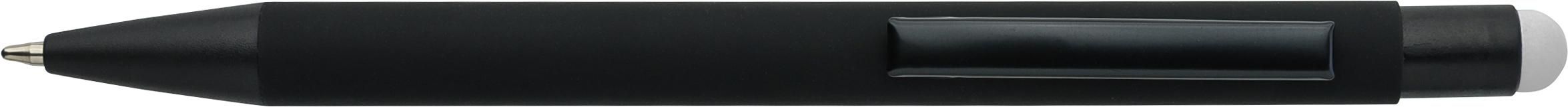 Recycled aluminium rubberized ballpen Formentera