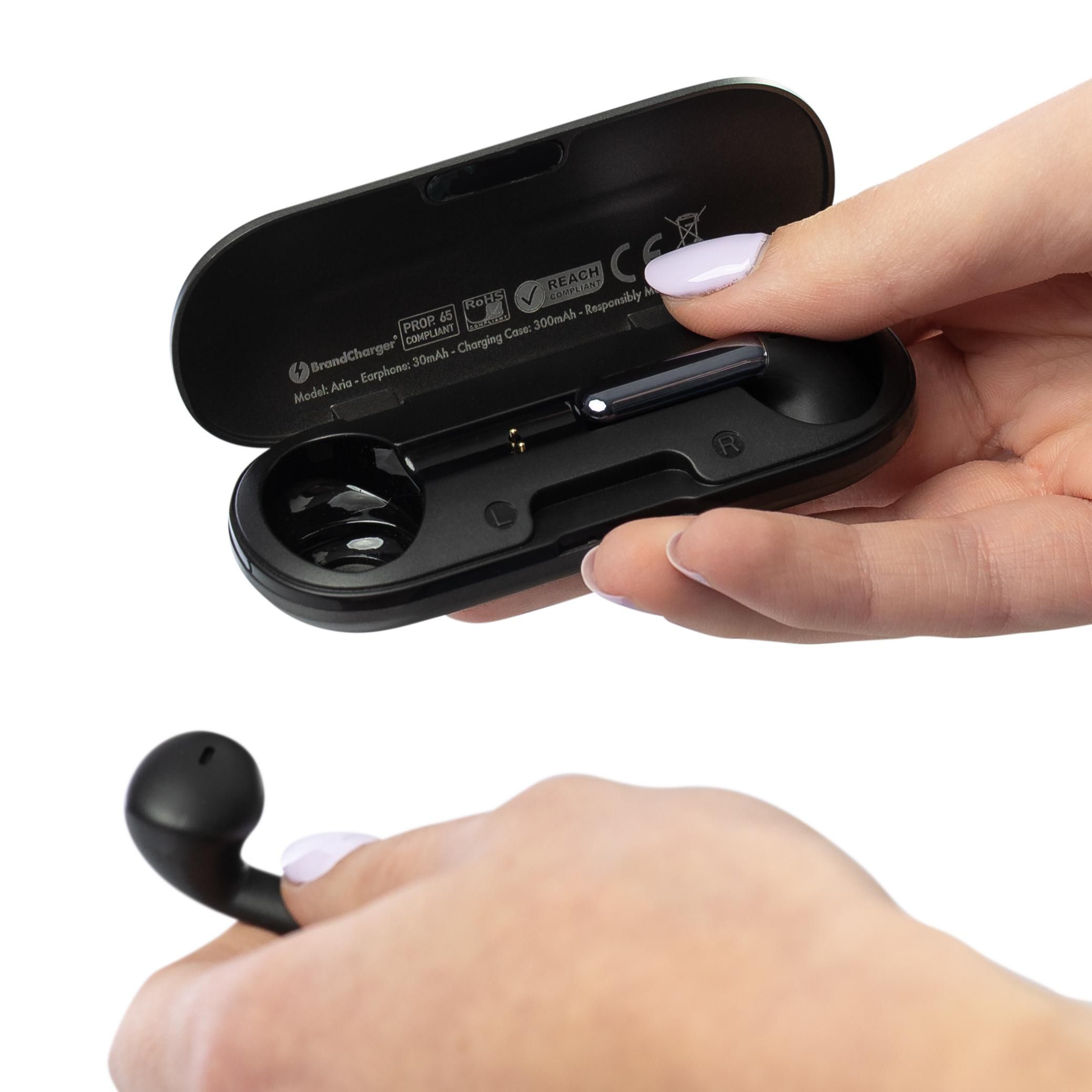Brandcharger wireless earbuds Aria