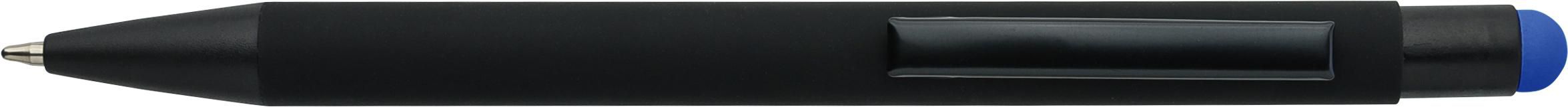 Recycled aluminium rubberized ballpen Formentera