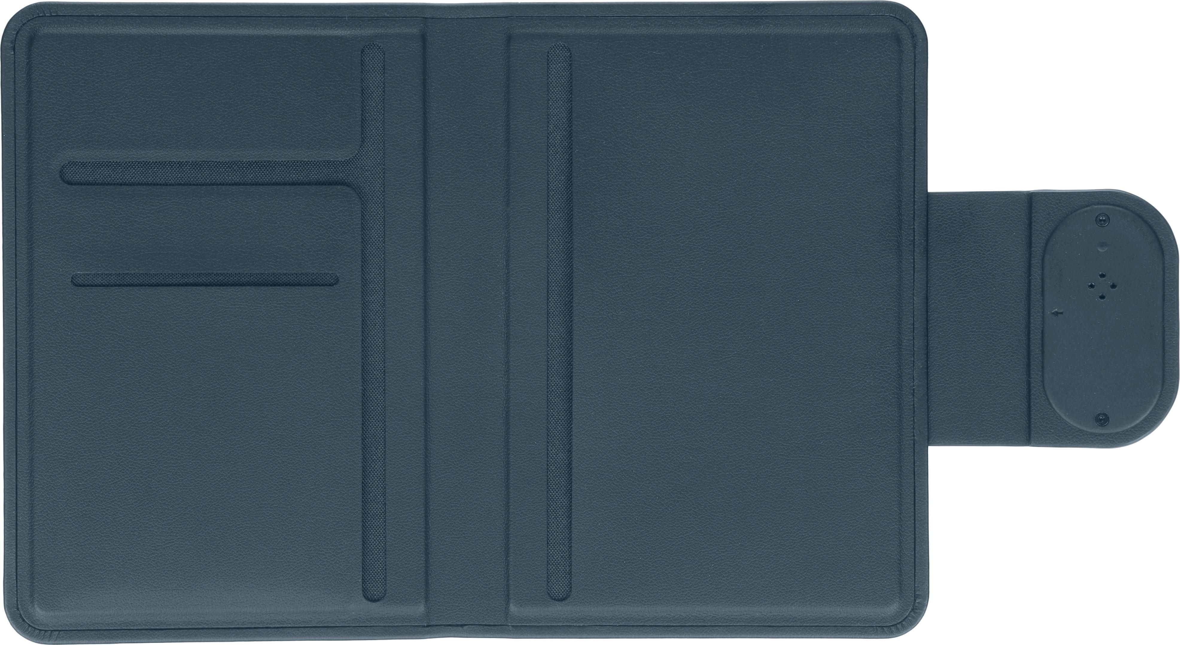 Recycled passport holder with tracking Mavi