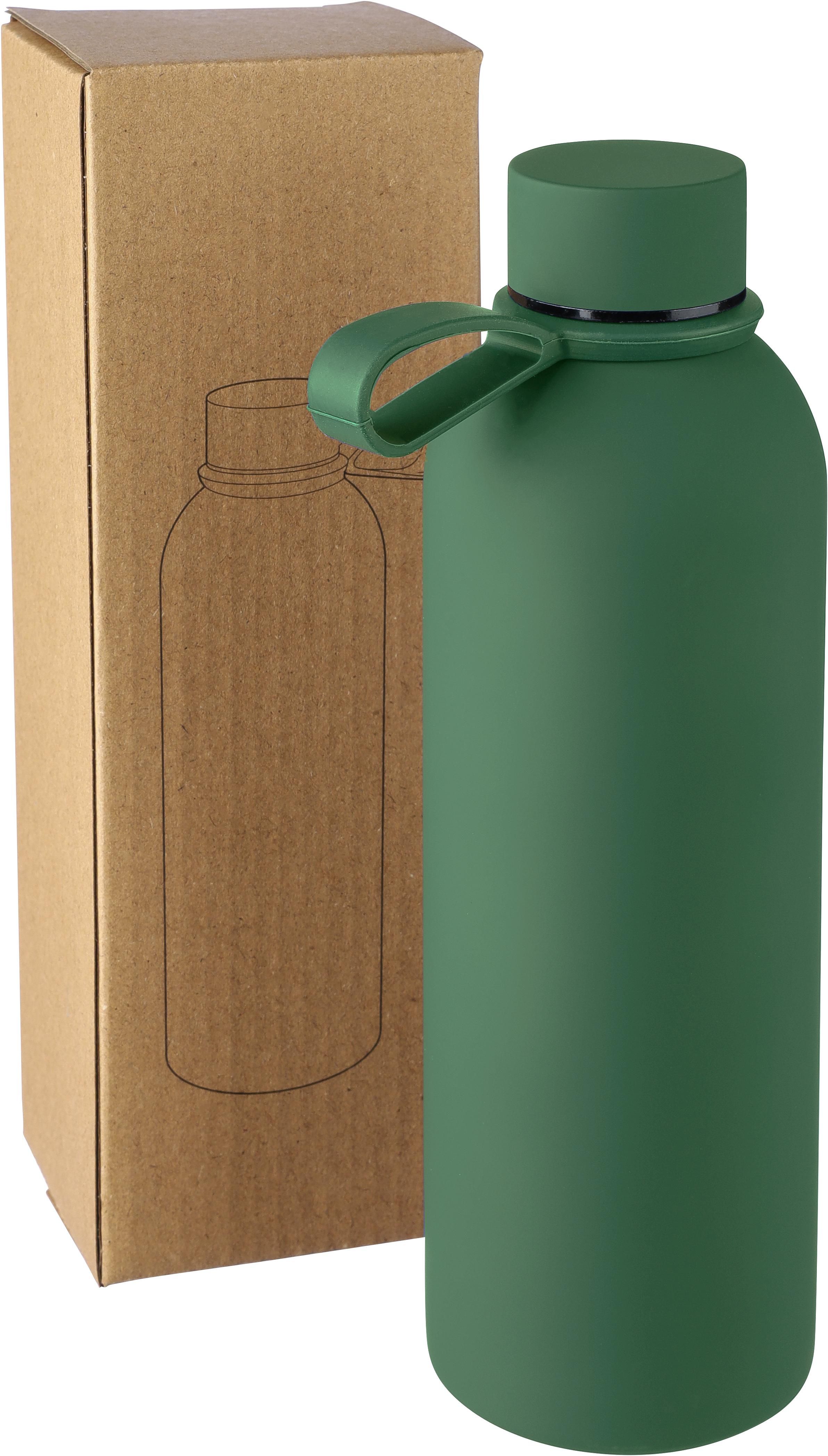 Botella termo de acero inox. reciclado (500 ml) Sena