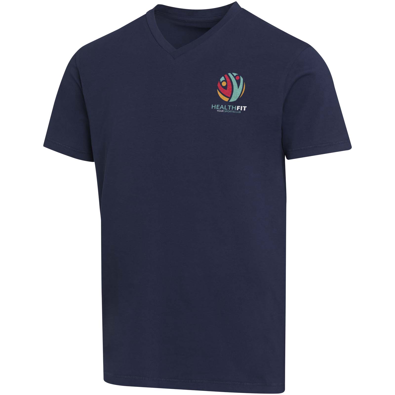 Camiseta orgánica unisex de 200 g/m² con certificado OCS de manga corta y cuello de pico Balfour