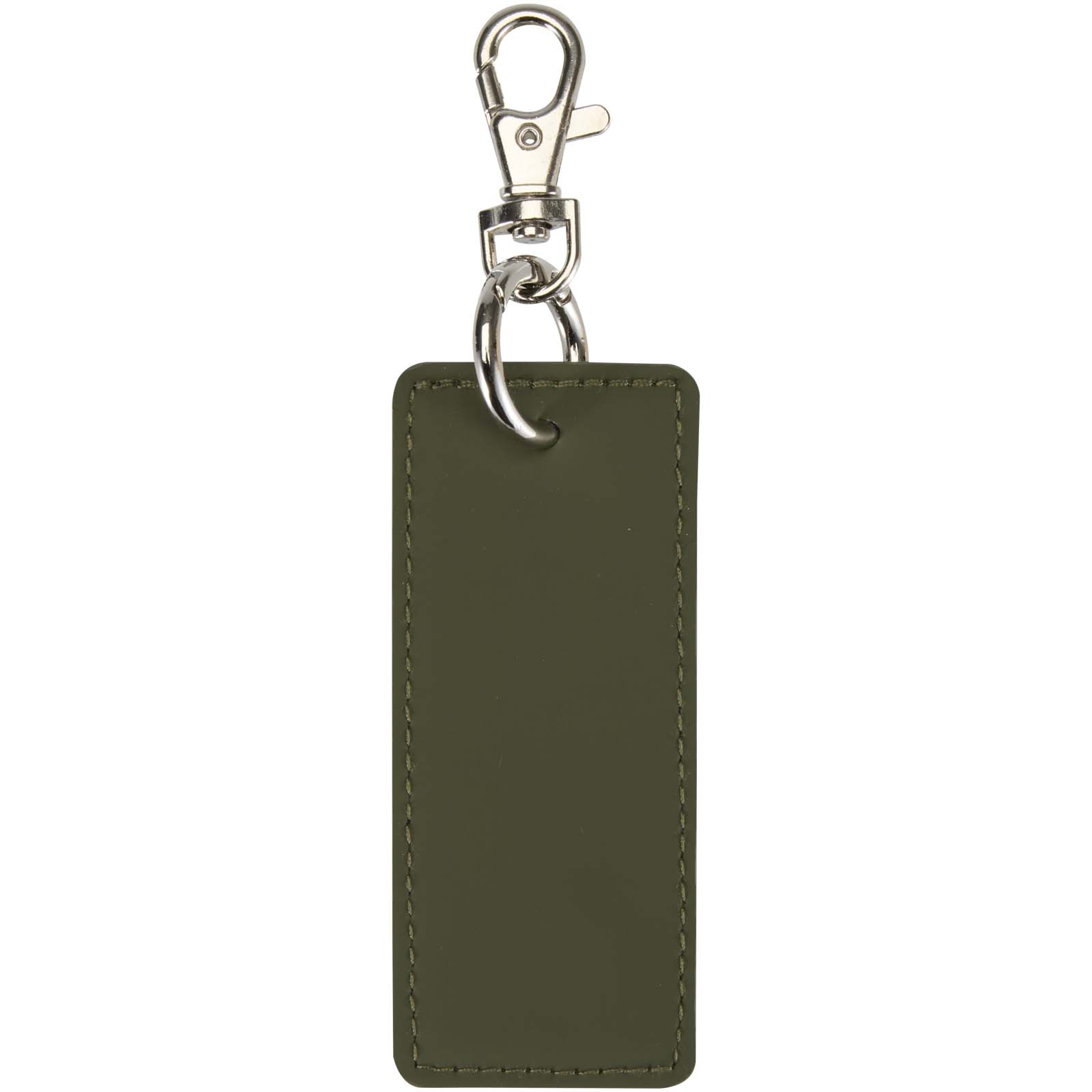 Resi Plus GRS recycled rectangle charm keychain