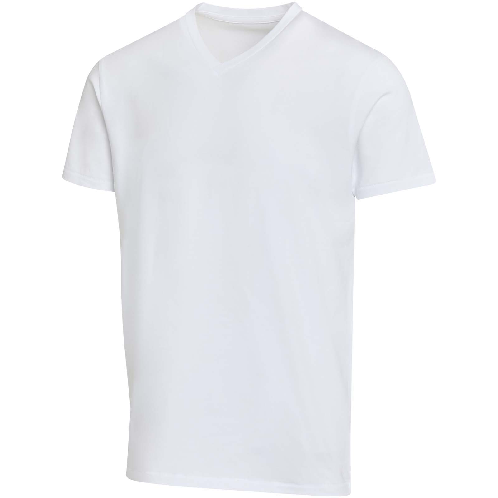Camiseta orgánica unisex de 200 g/m² con certificado OCS de manga corta y cuello de pico Balfour