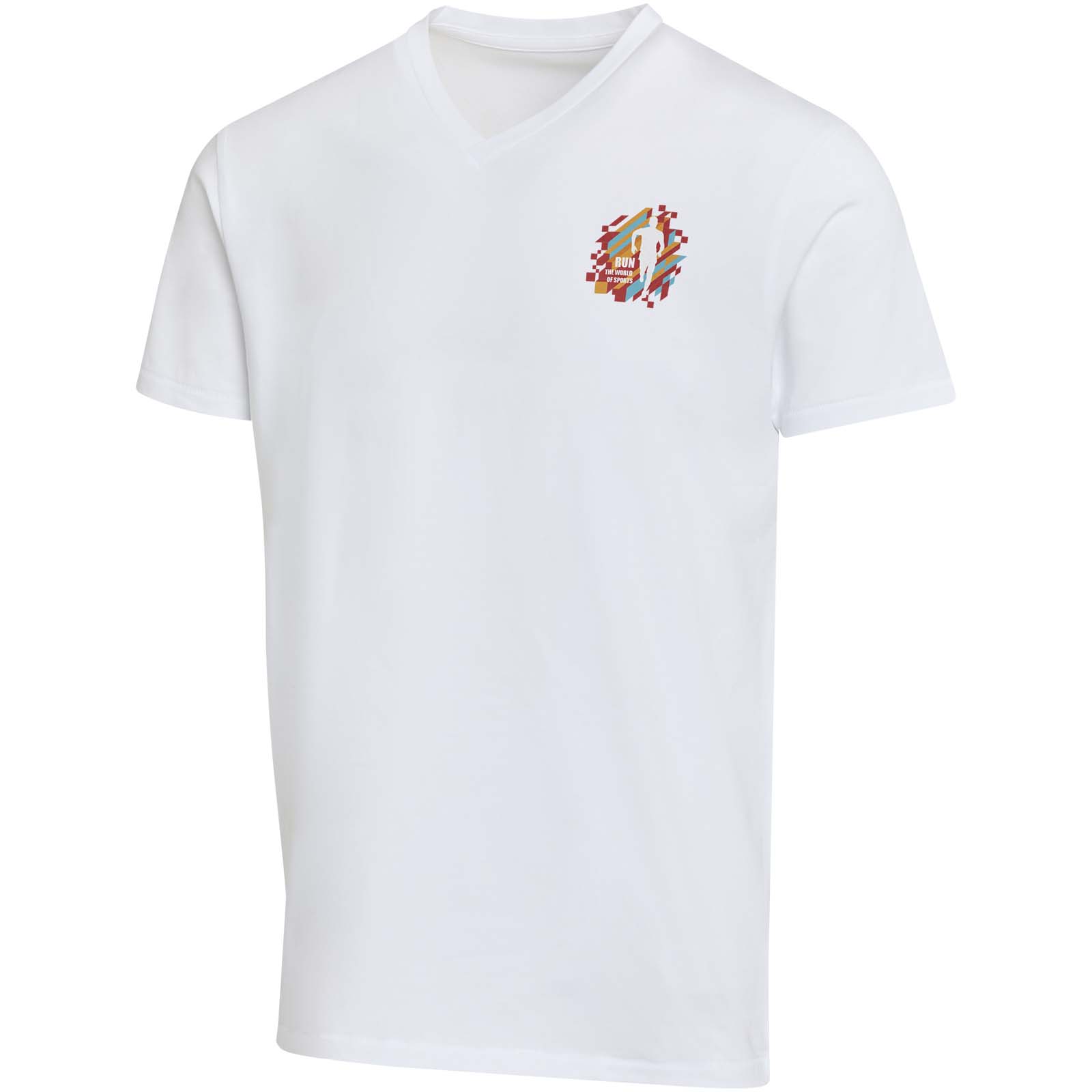 Camiseta orgánica unisex de 200 g/m² con certificado OCS de manga corta y cuello de pico Balfour