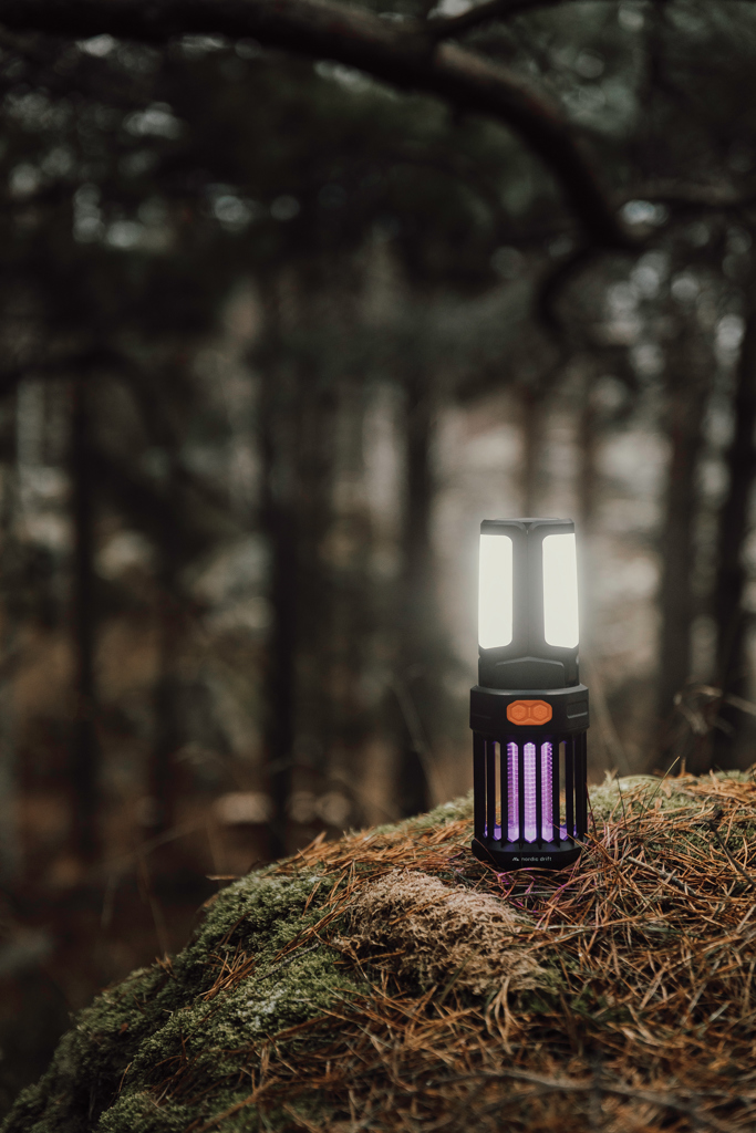 Lámpara camping anti mosquitos portátil Nordic Drift Titan