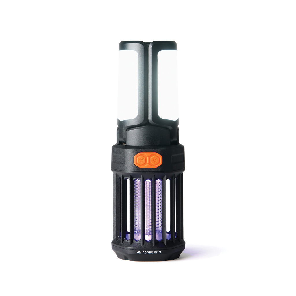 Lámpara camping anti mosquitos portátil Nordic Drift Titan