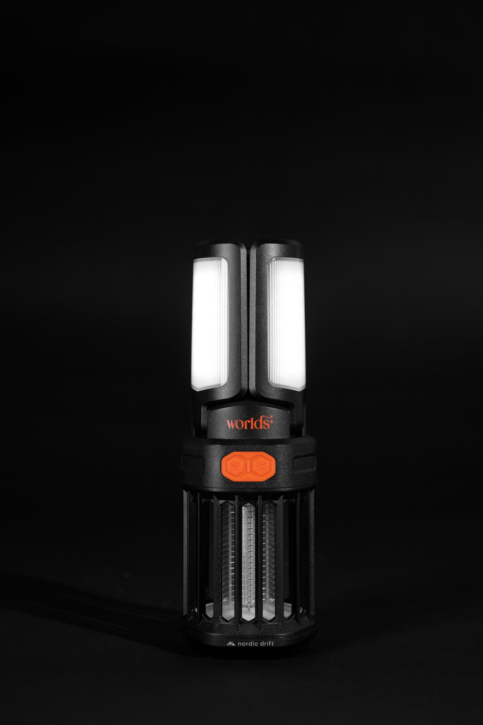 Lámpara camping anti mosquitos portátil Nordic Drift Titan