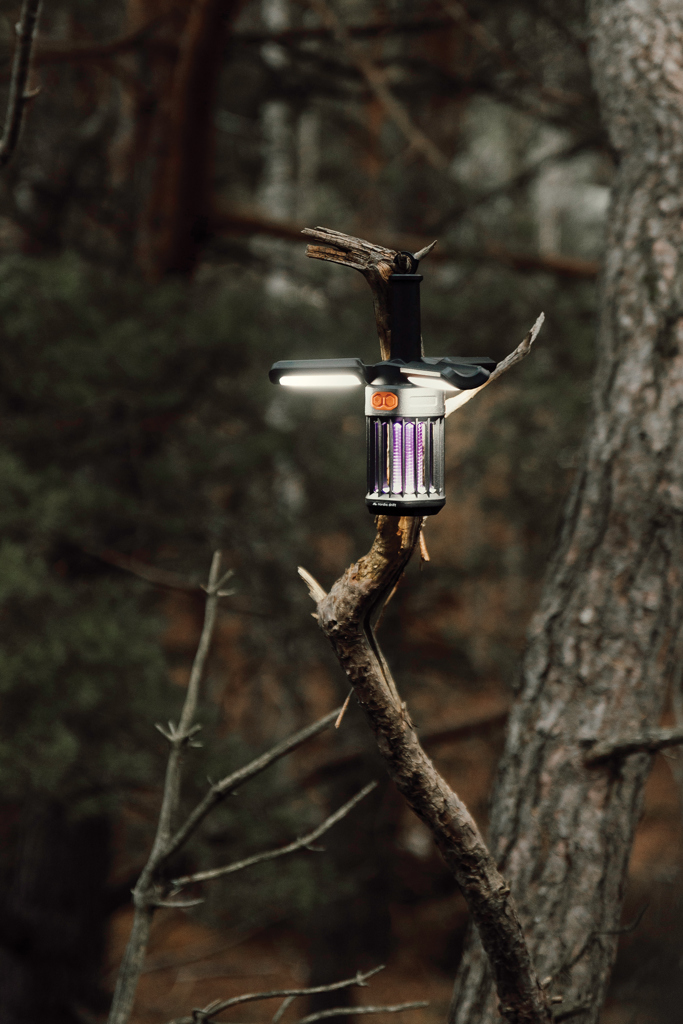 Lámpara camping anti mosquitos portátil Nordic Drift Titan