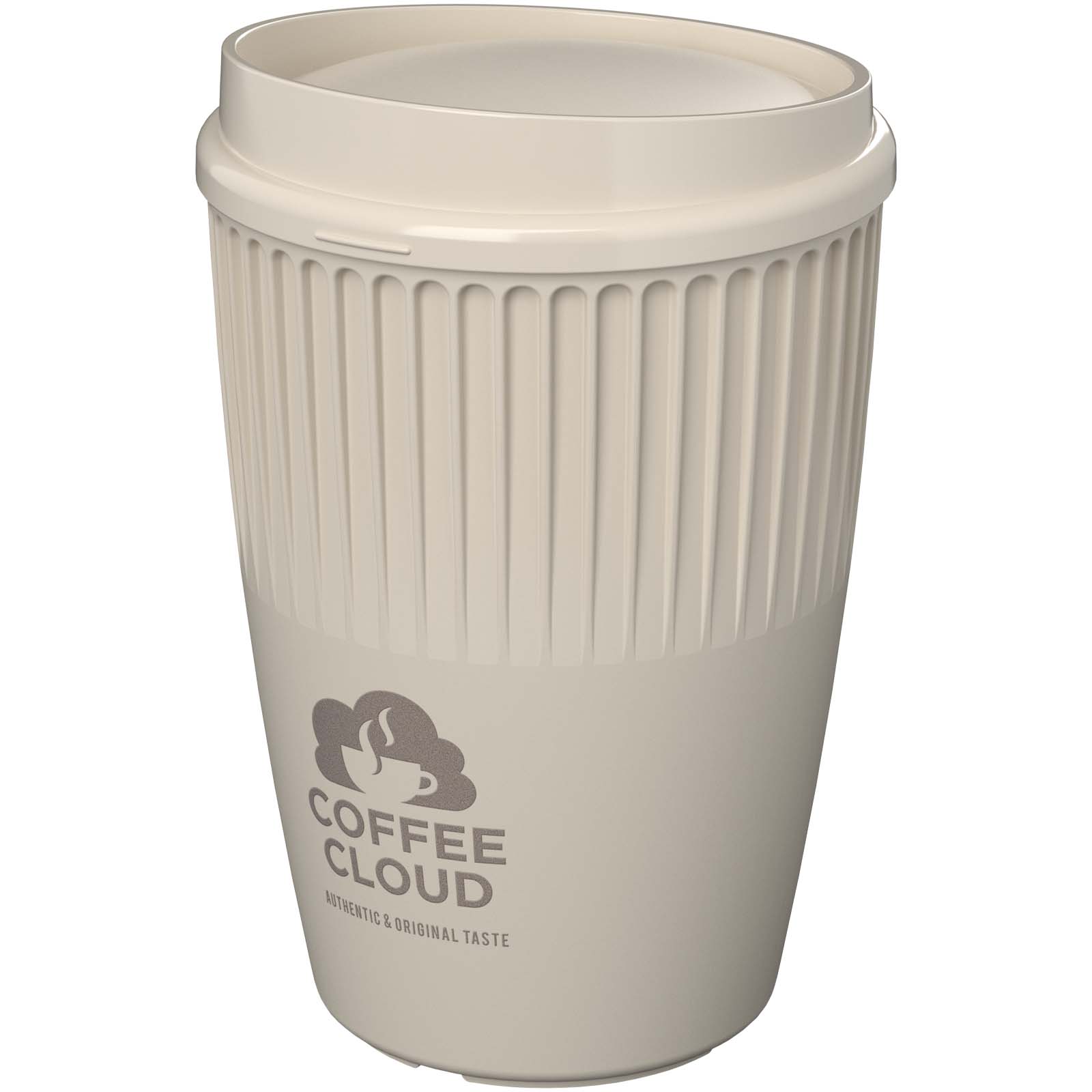 Vaso de 350 ml con tapa Cirrus POP