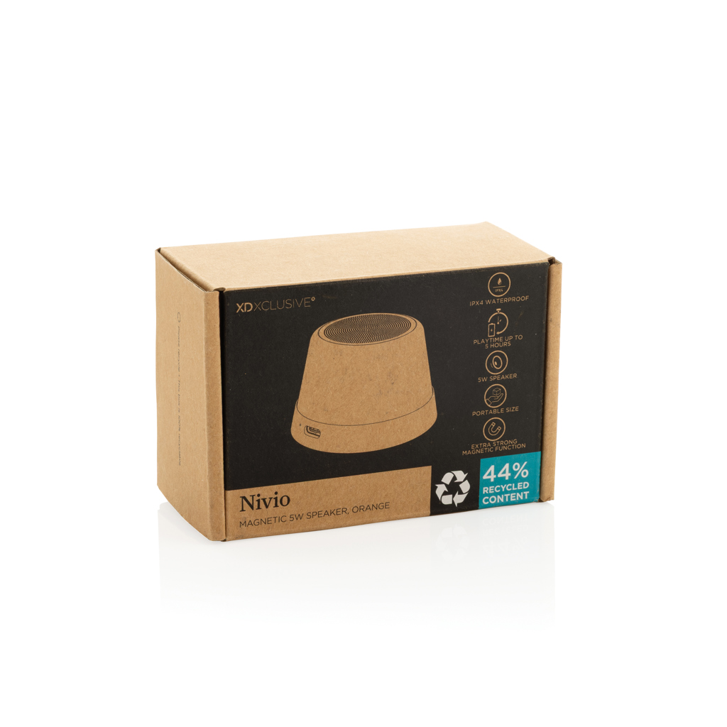 Nivio RCS recycled aluminum magnetic 5W Speaker
